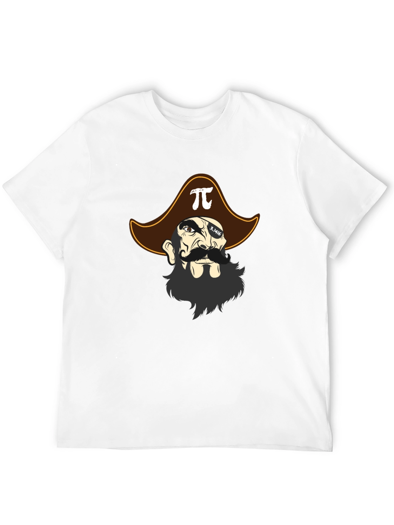 Pi-rate T-Shirt - Math Pirate Design