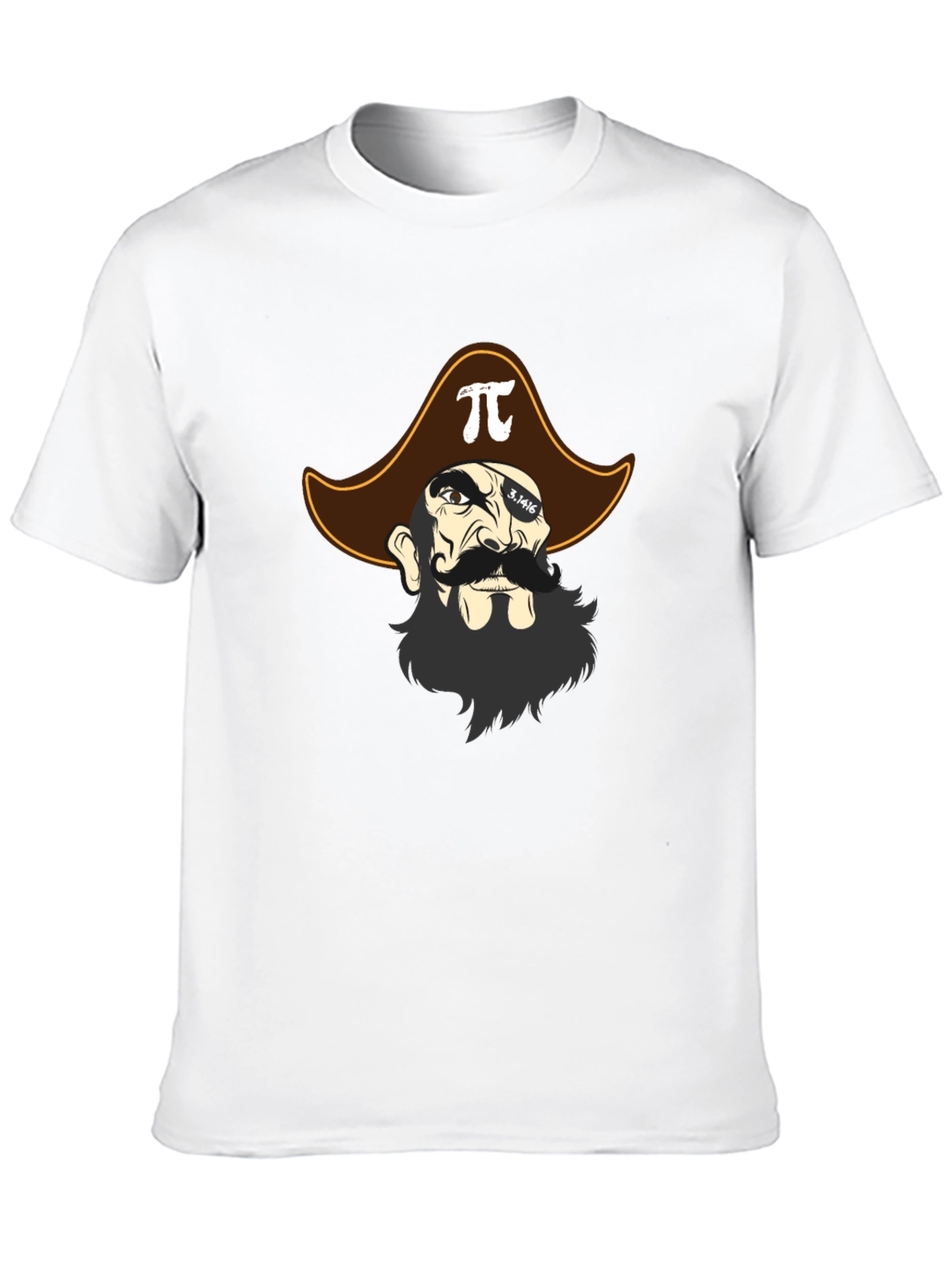 Pi-rate T-Shirt - Math Pirate Design