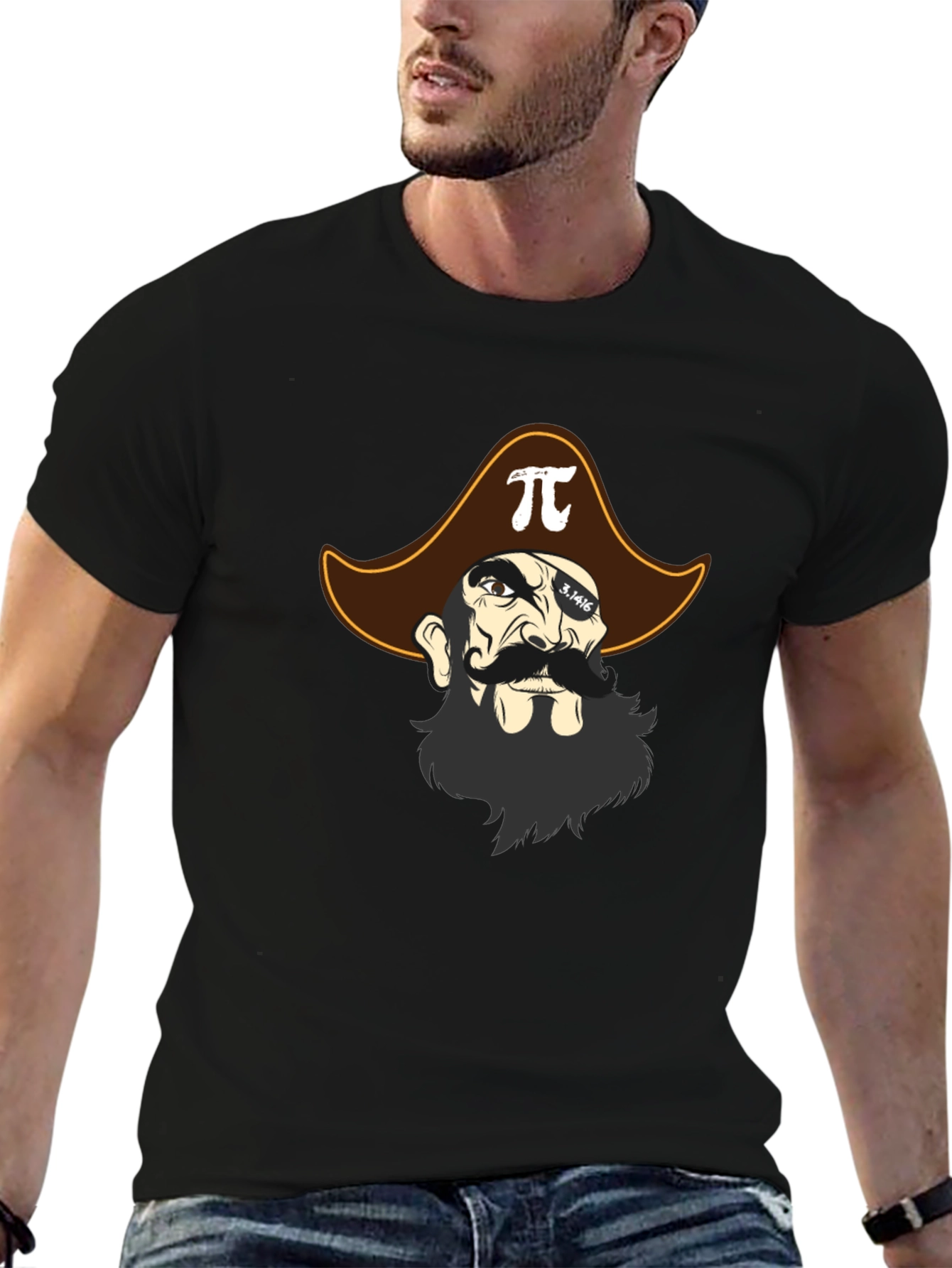 Pi-rate T-Shirt - Math Pirate Design