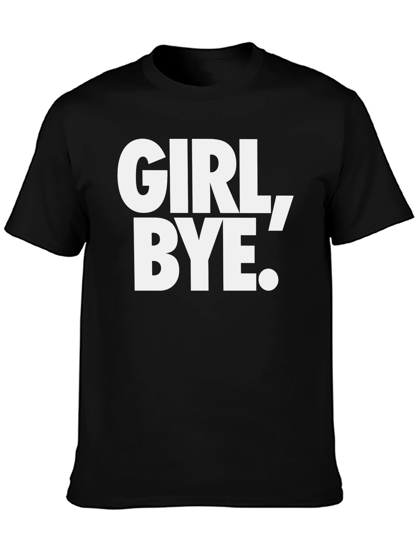Girl Bye Black Graphic Tee