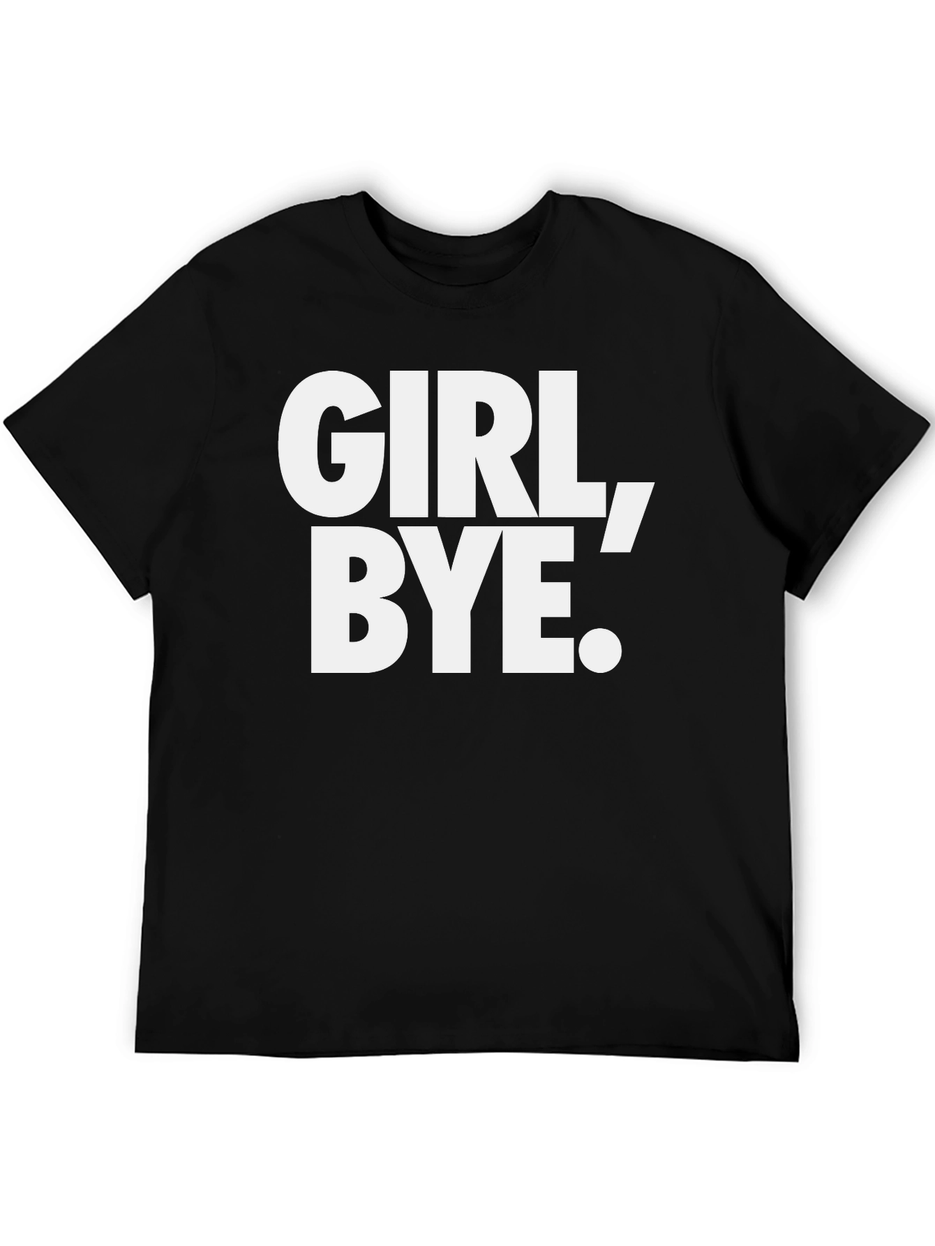 Girl Bye Black Graphic Tee