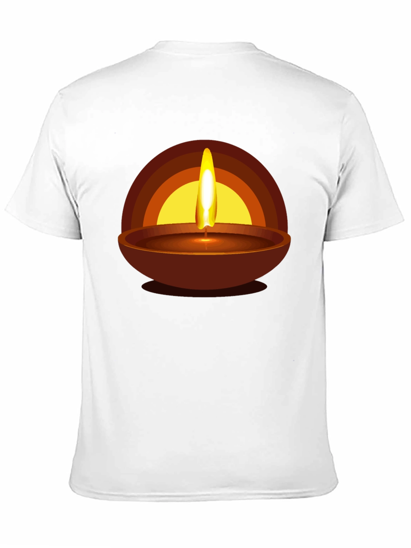 Diwali Flame Graphic T-Shirt - Celebration Style