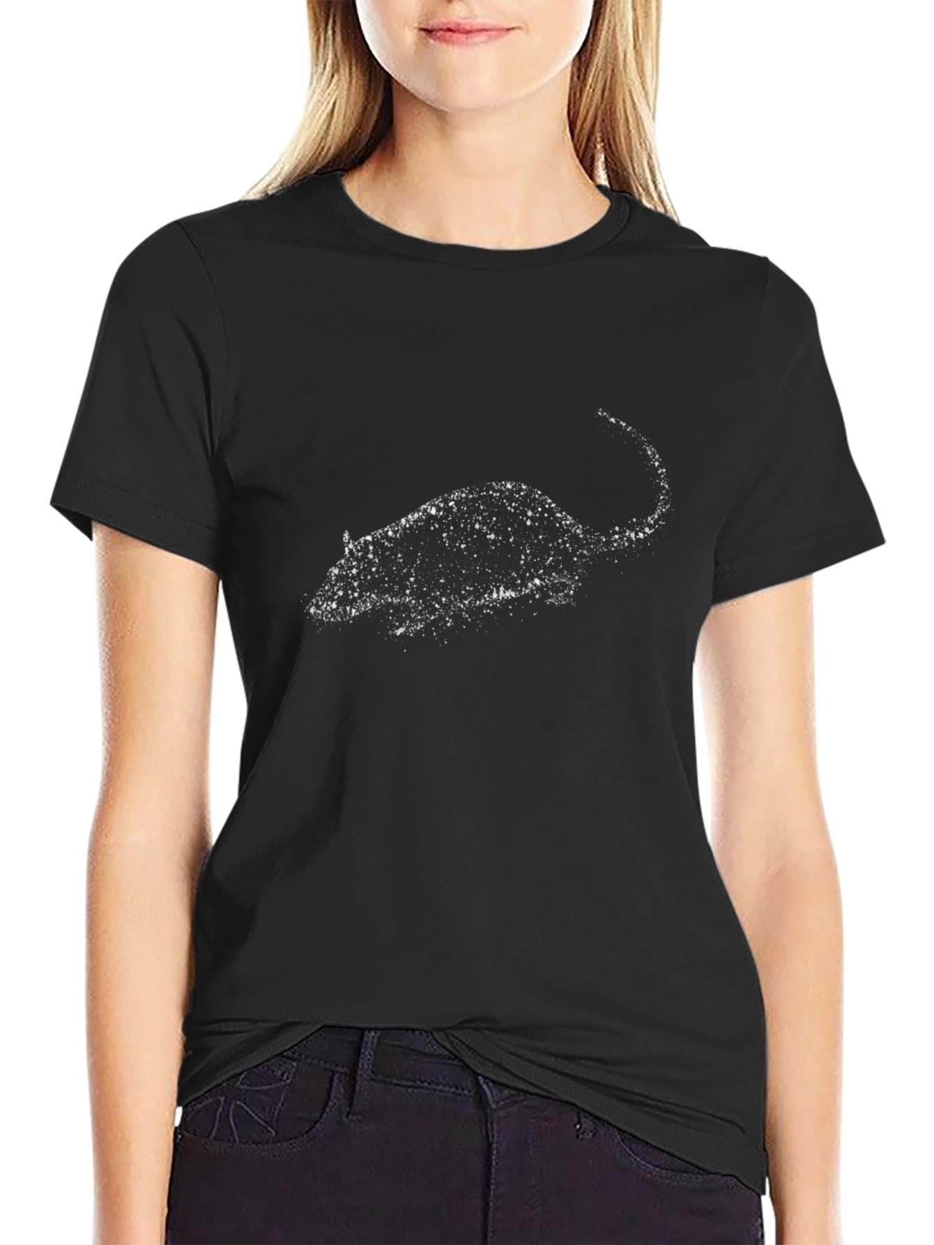 Rat Constellation Graphic Tee - Unisex Black T-Shirt