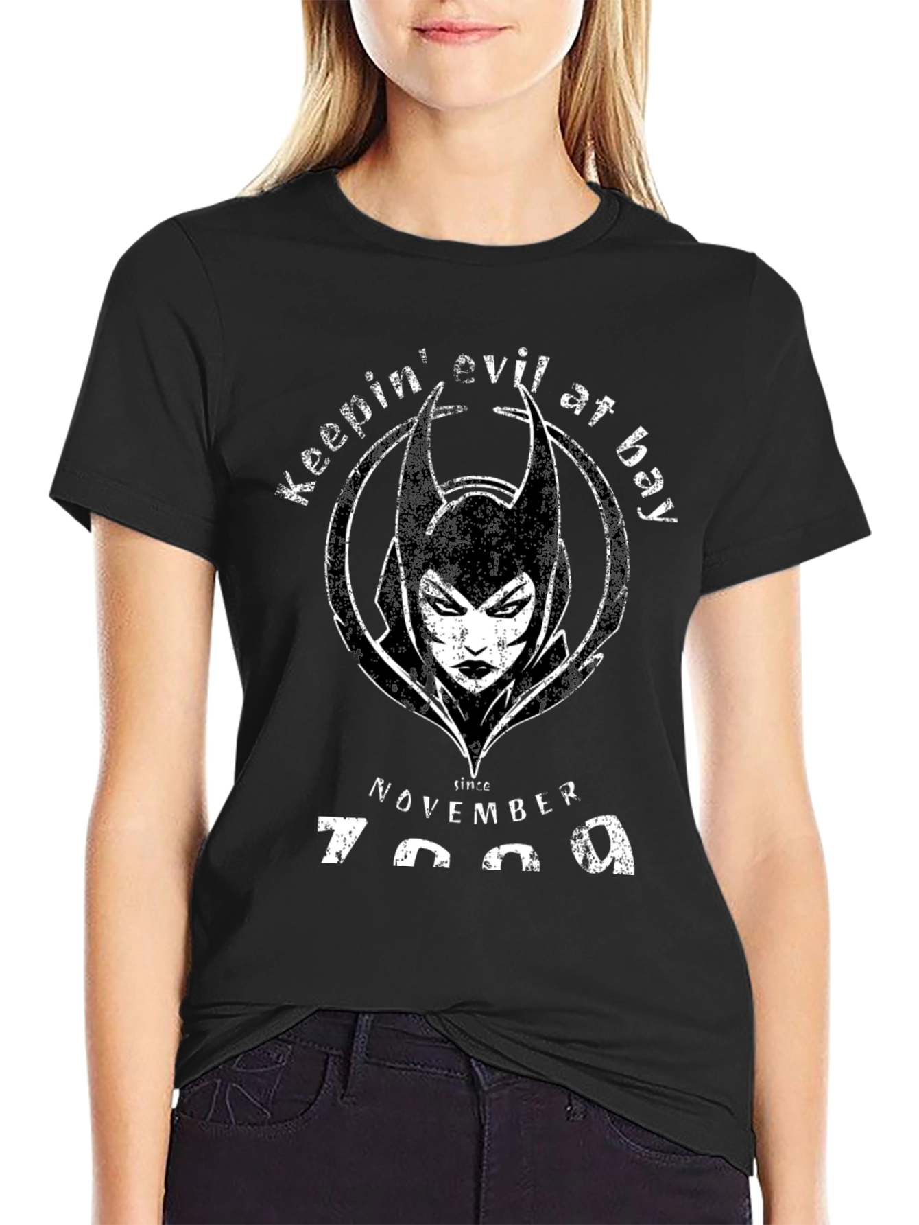Keepin Evil At Bay Since November 7999 T-Shirt