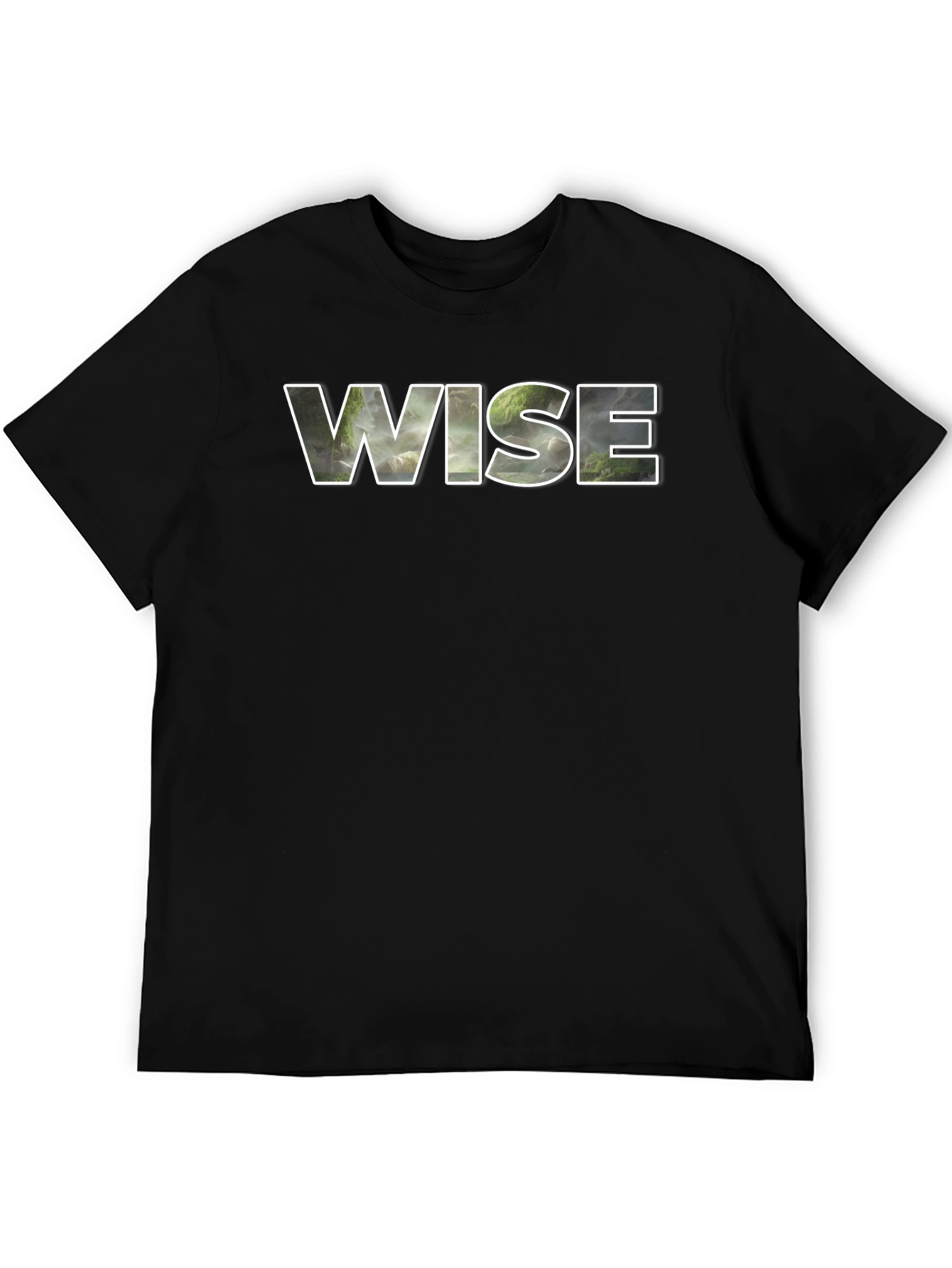 Wise Graphic Tee - Nature Scene Inlay