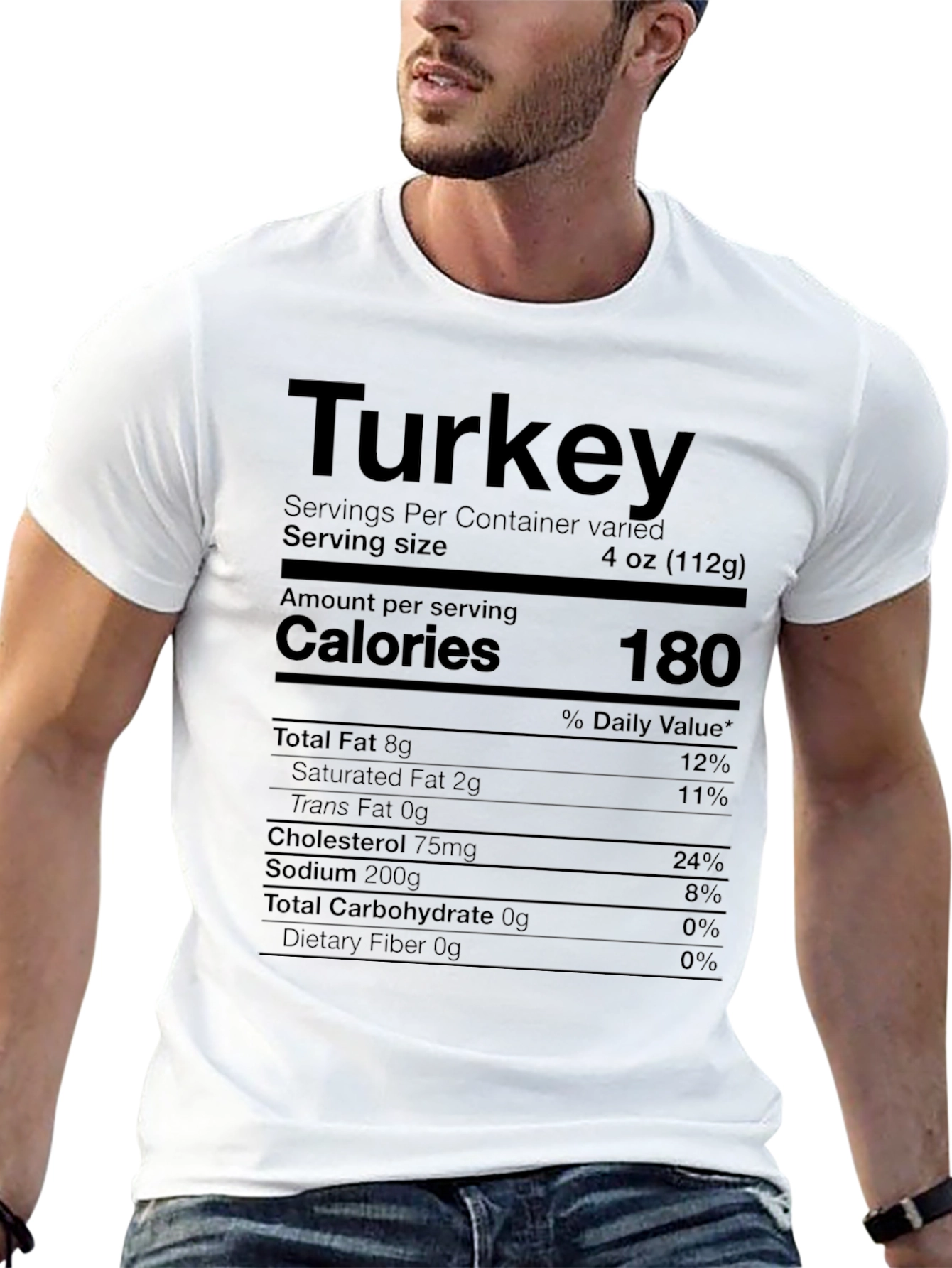 Turkey Nutrition Facts T-Shirt