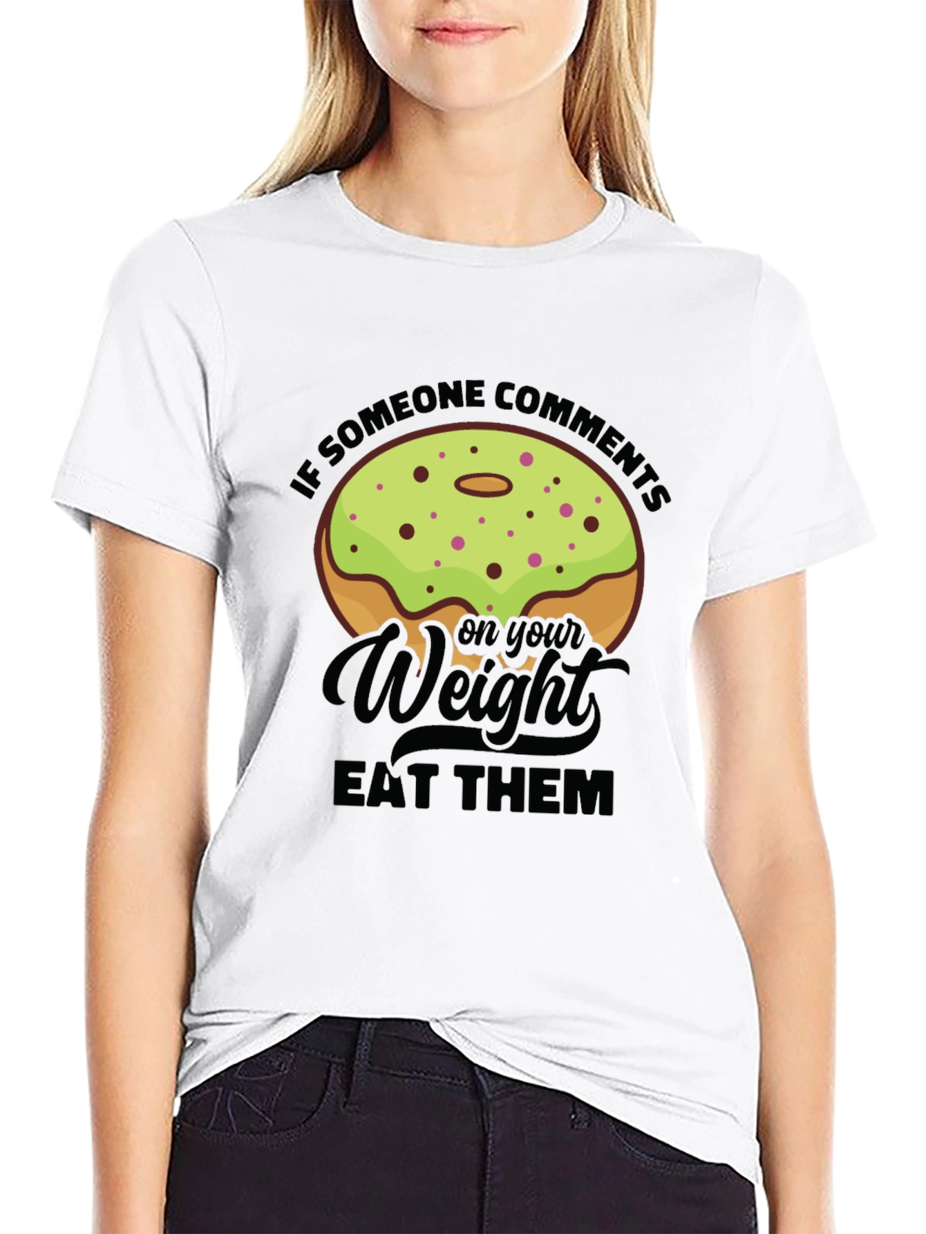 Donut Weight Pun Graphic Tee