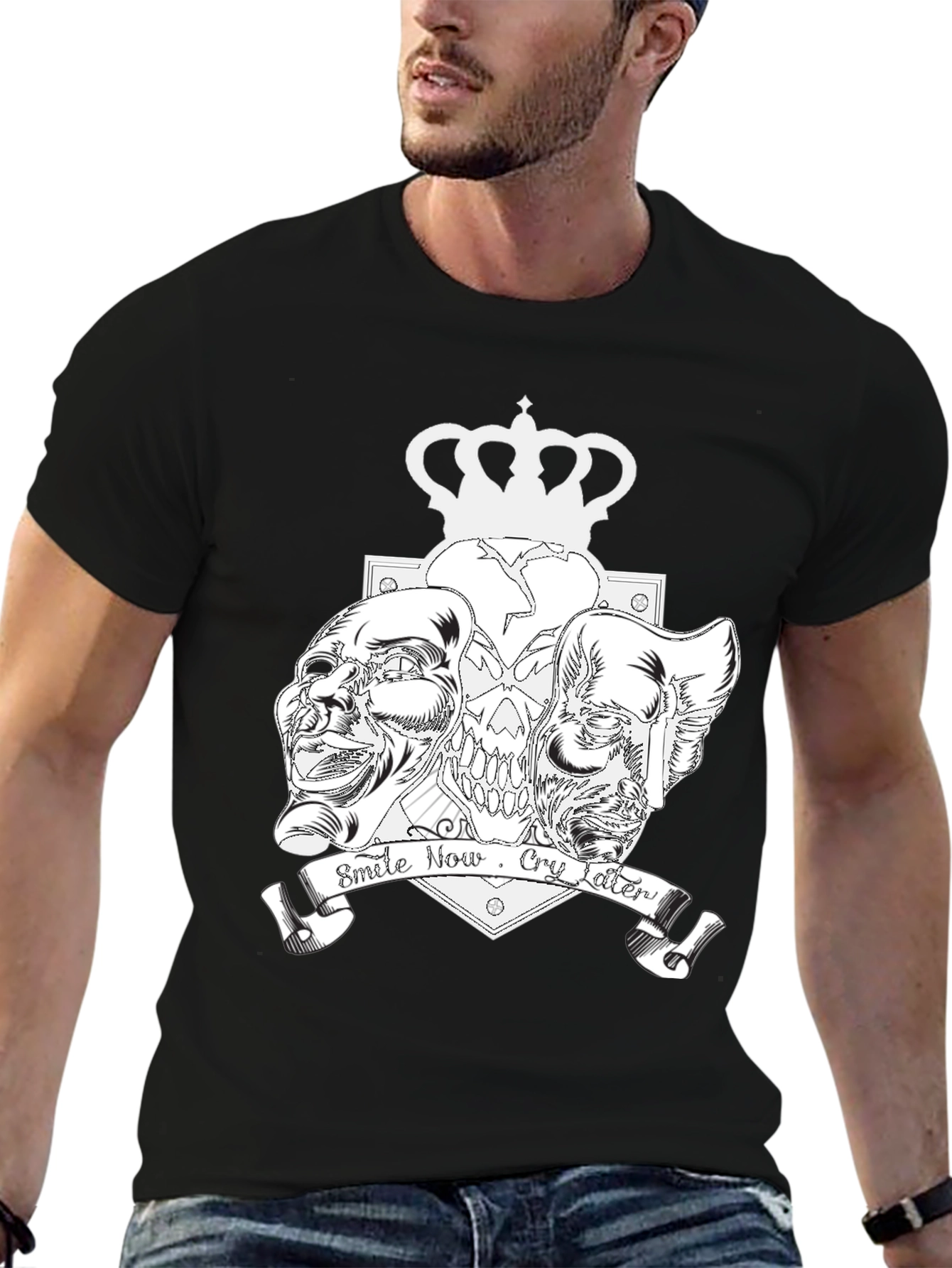 Smile Now Cry Later T-Shirt - Graphic Tee