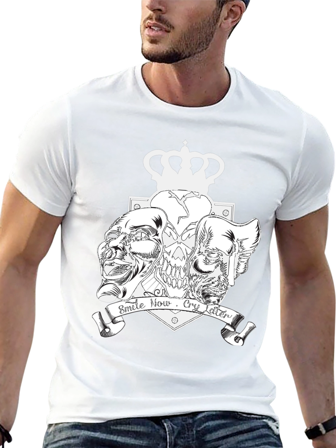 Smile Now Cry Later T-Shirt - Graphic Tee