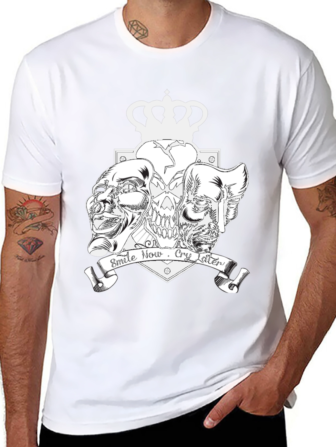 Smile Now Cry Later T-Shirt - Graphic Tee