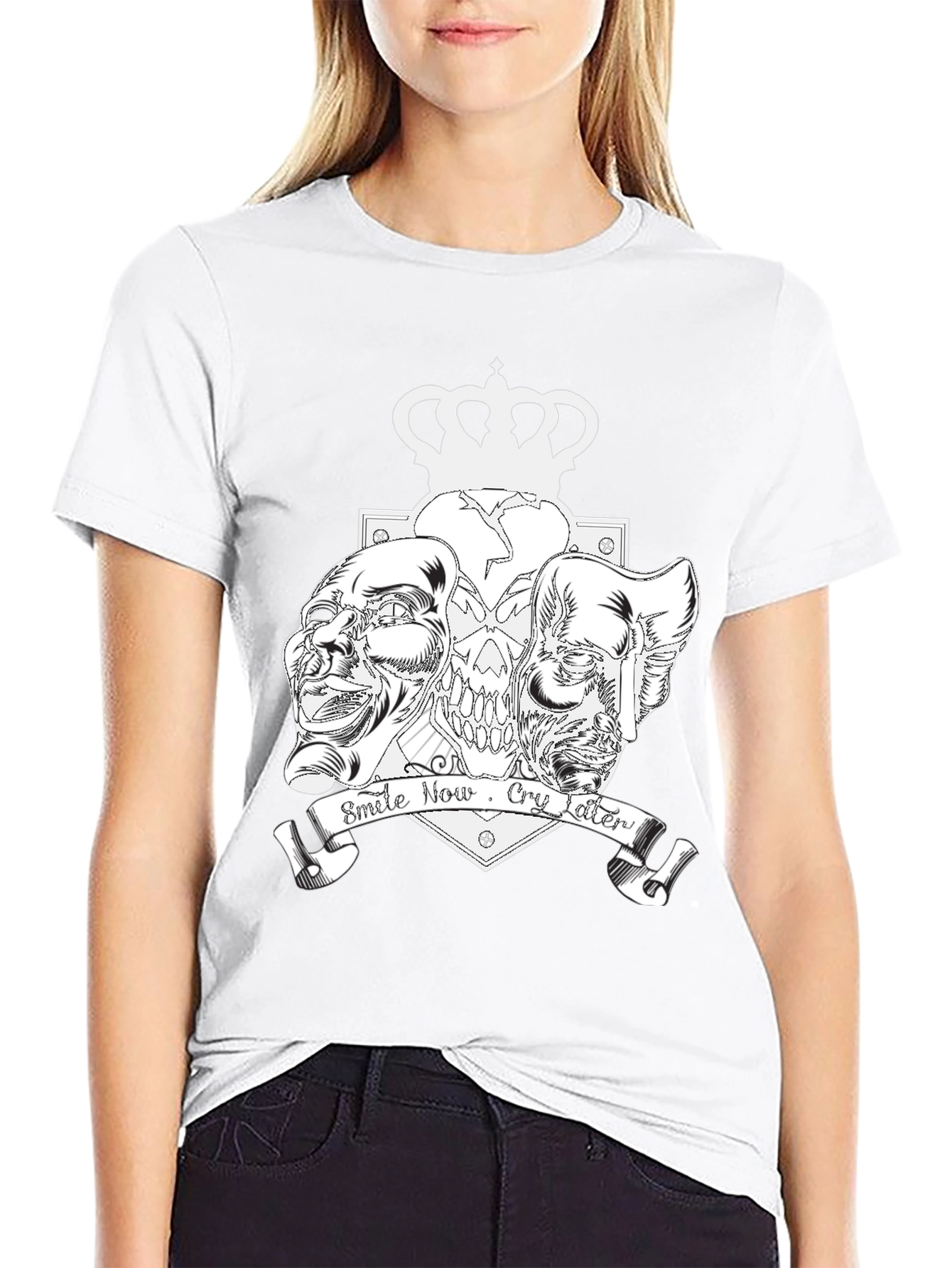 Smile Now Cry Later T-Shirt - Graphic Tee