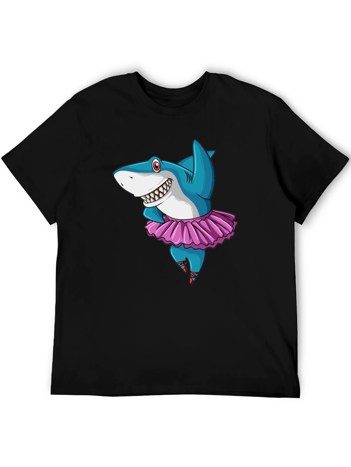 Shark Ballerina Graphic Tee - Dance with Style!
