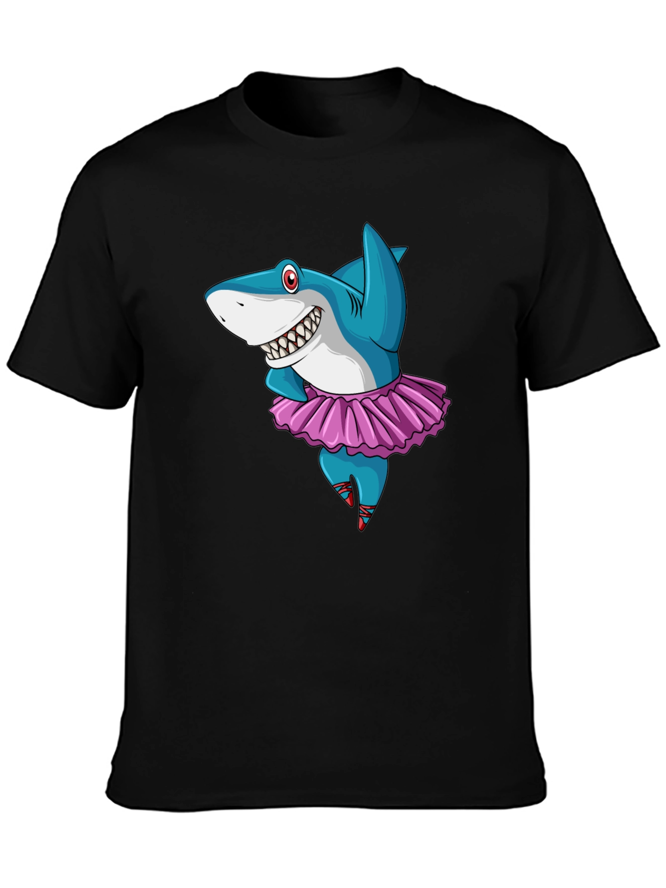 Shark Ballerina Graphic Tee - Dance with Style!