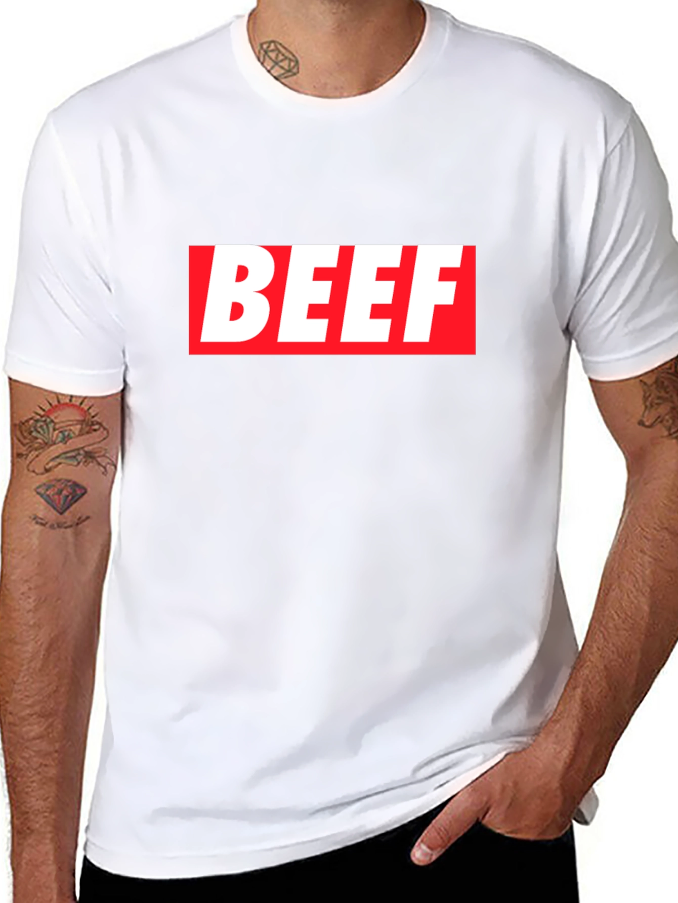 BEEF Graphic T-Shirt - Bold Statement Tee