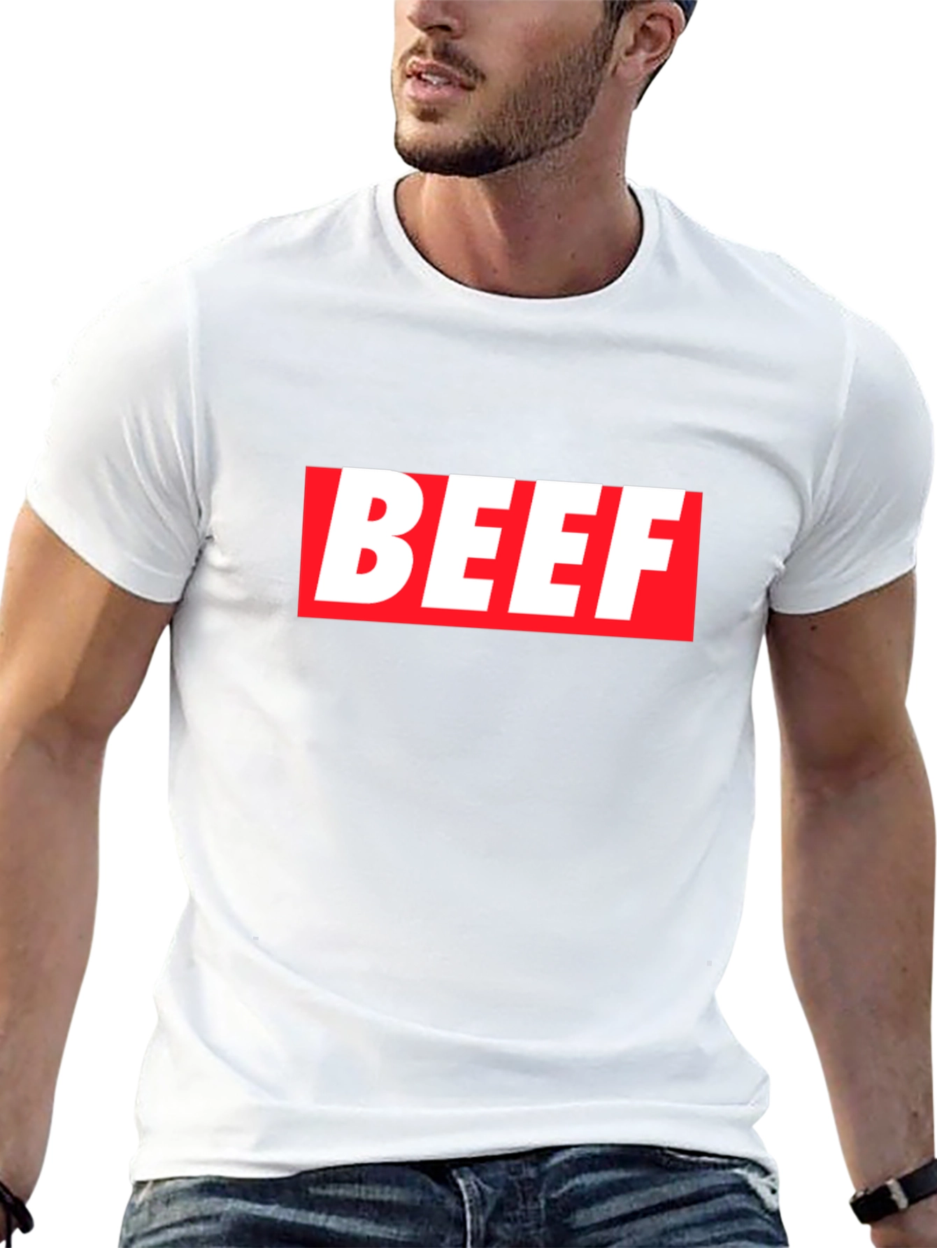 BEEF Graphic T-Shirt - Bold Statement Tee
