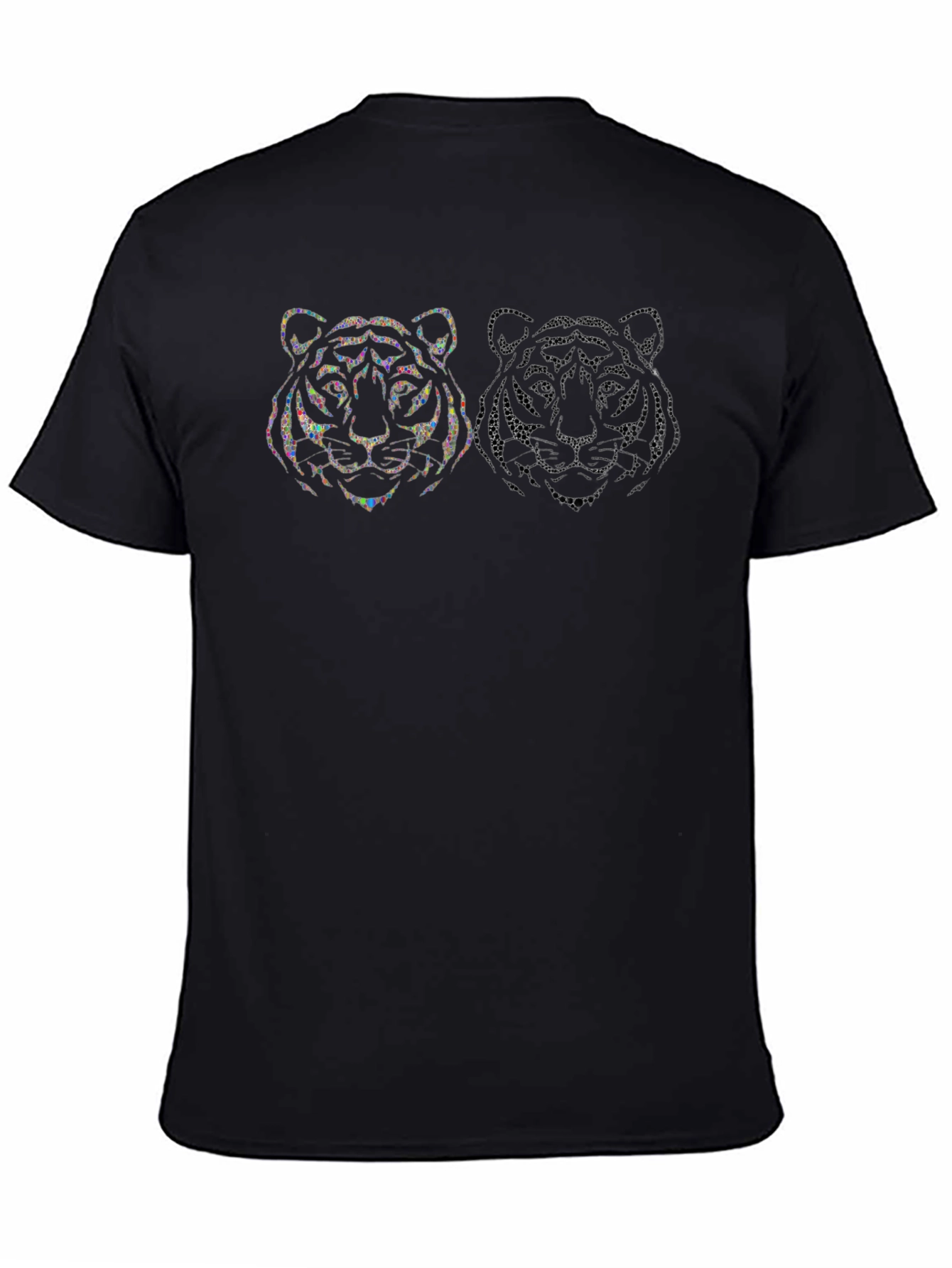 Tiger Graphic Black T-Shirt - Mens