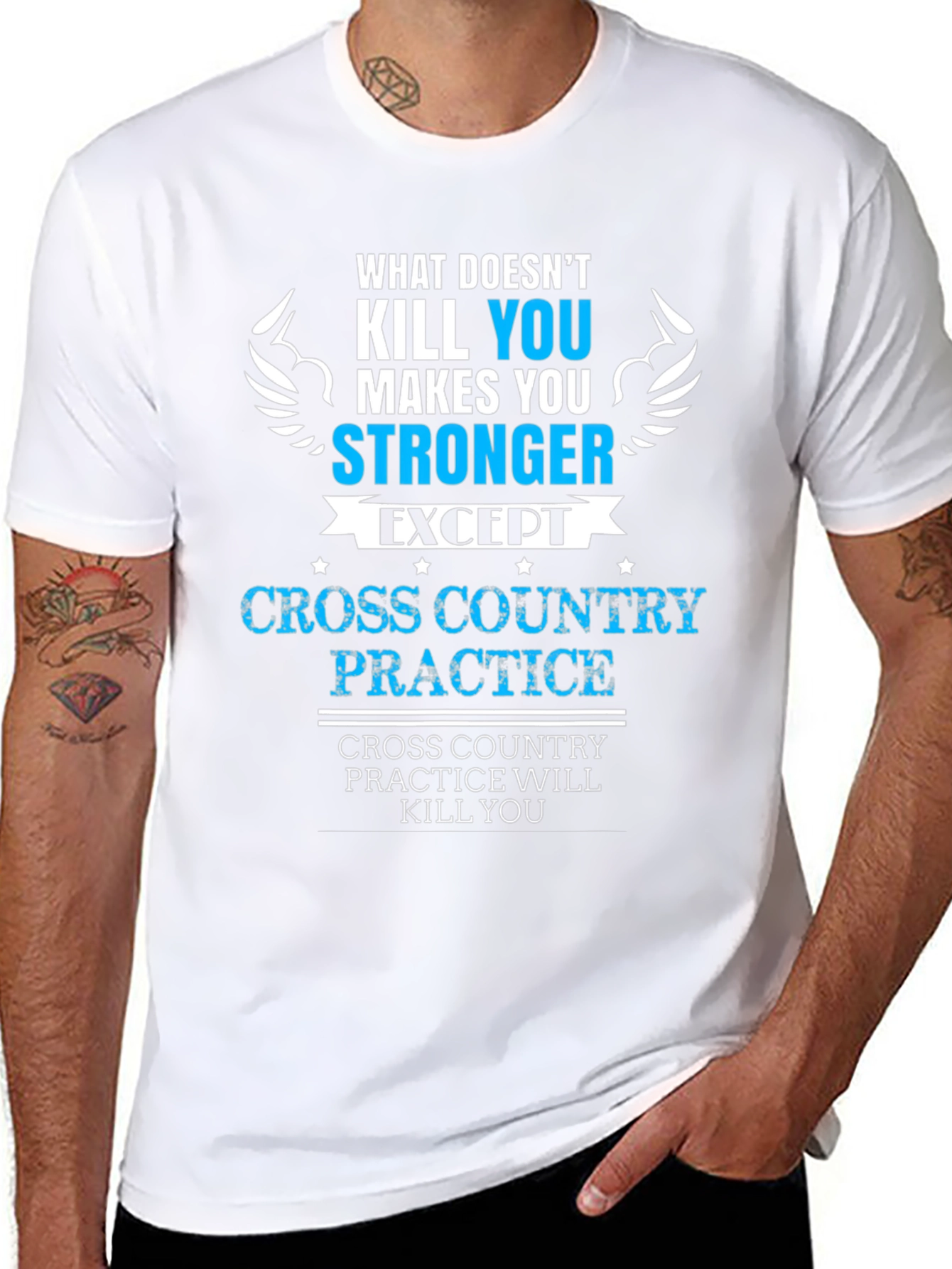 Cross Country Practice T-Shirt - What Doesnt Kill You