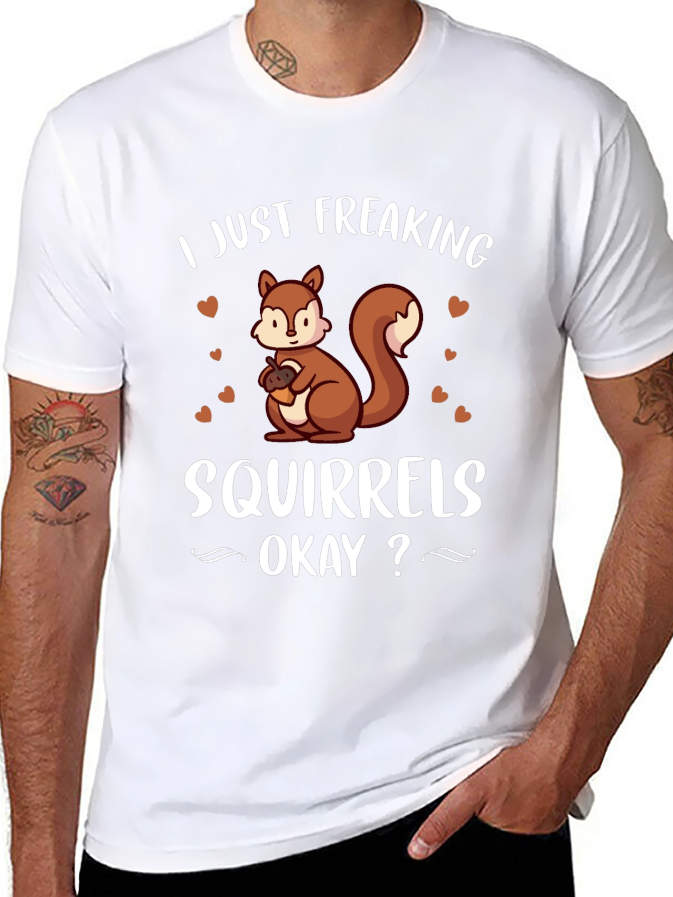I Just Freaking Love Squirrels T-Shirt
