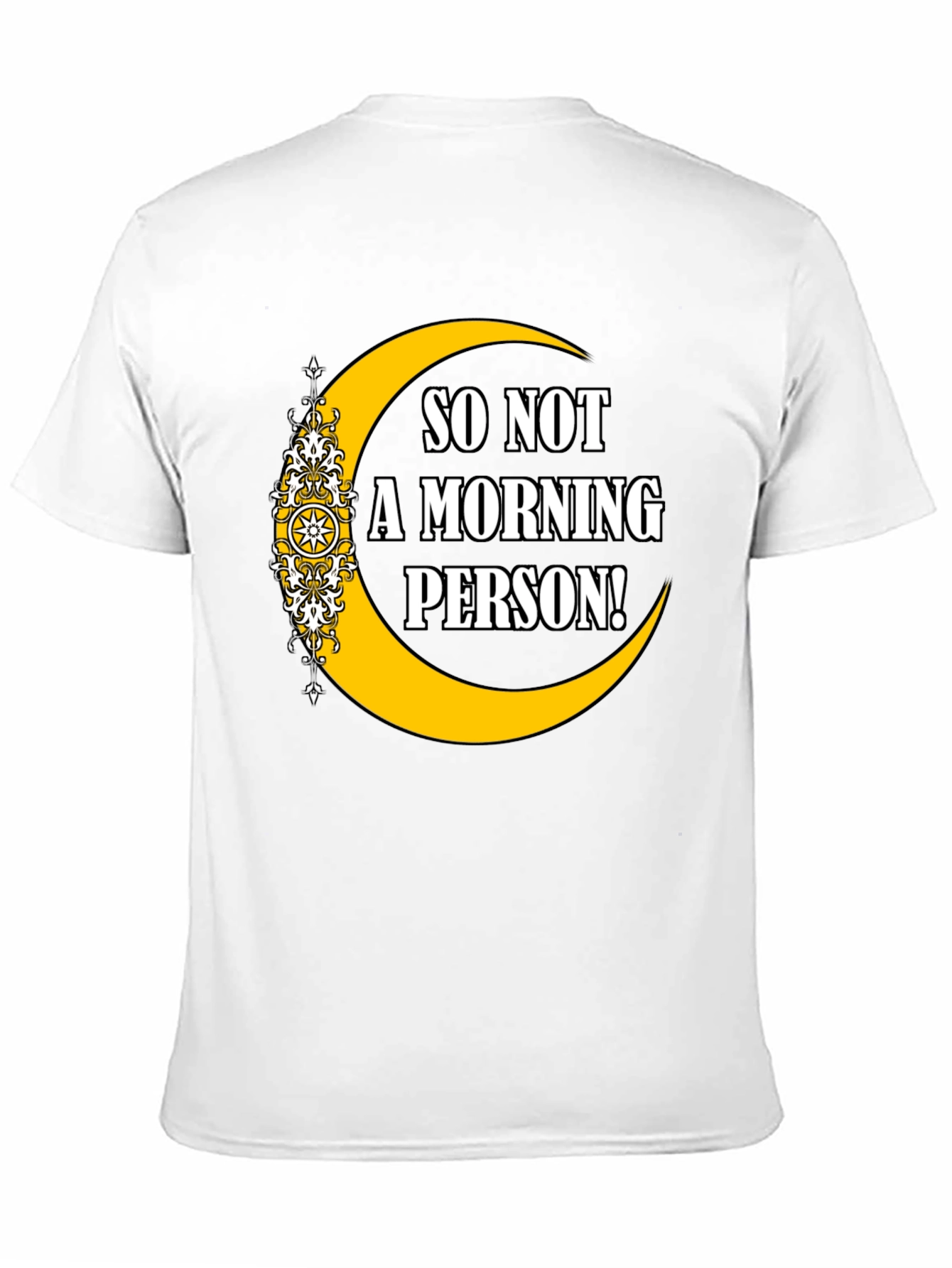 Not a Morning Person Graphic T-Shirt - Black