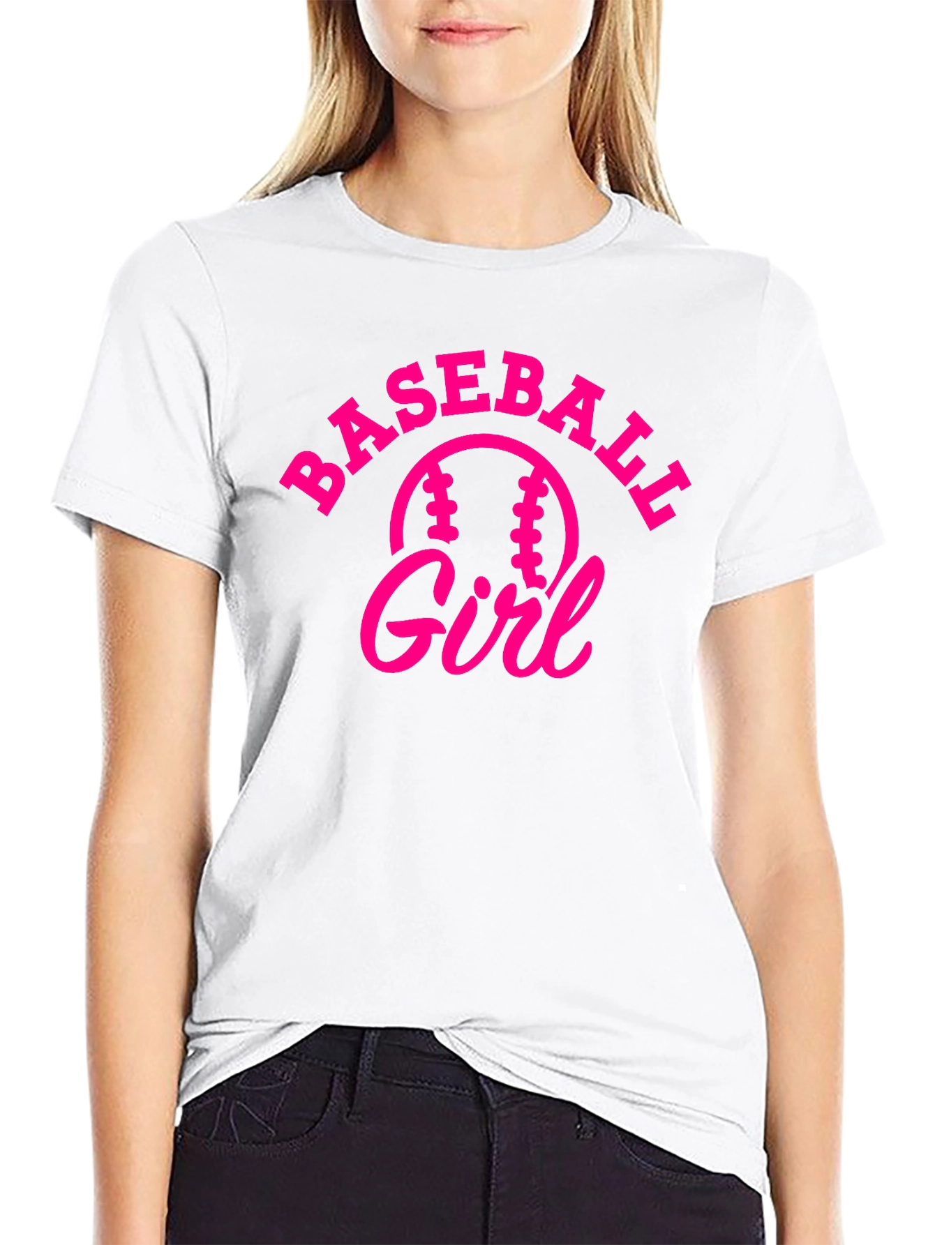 Baseball Girl Tee - Fun Sports T-Shirt