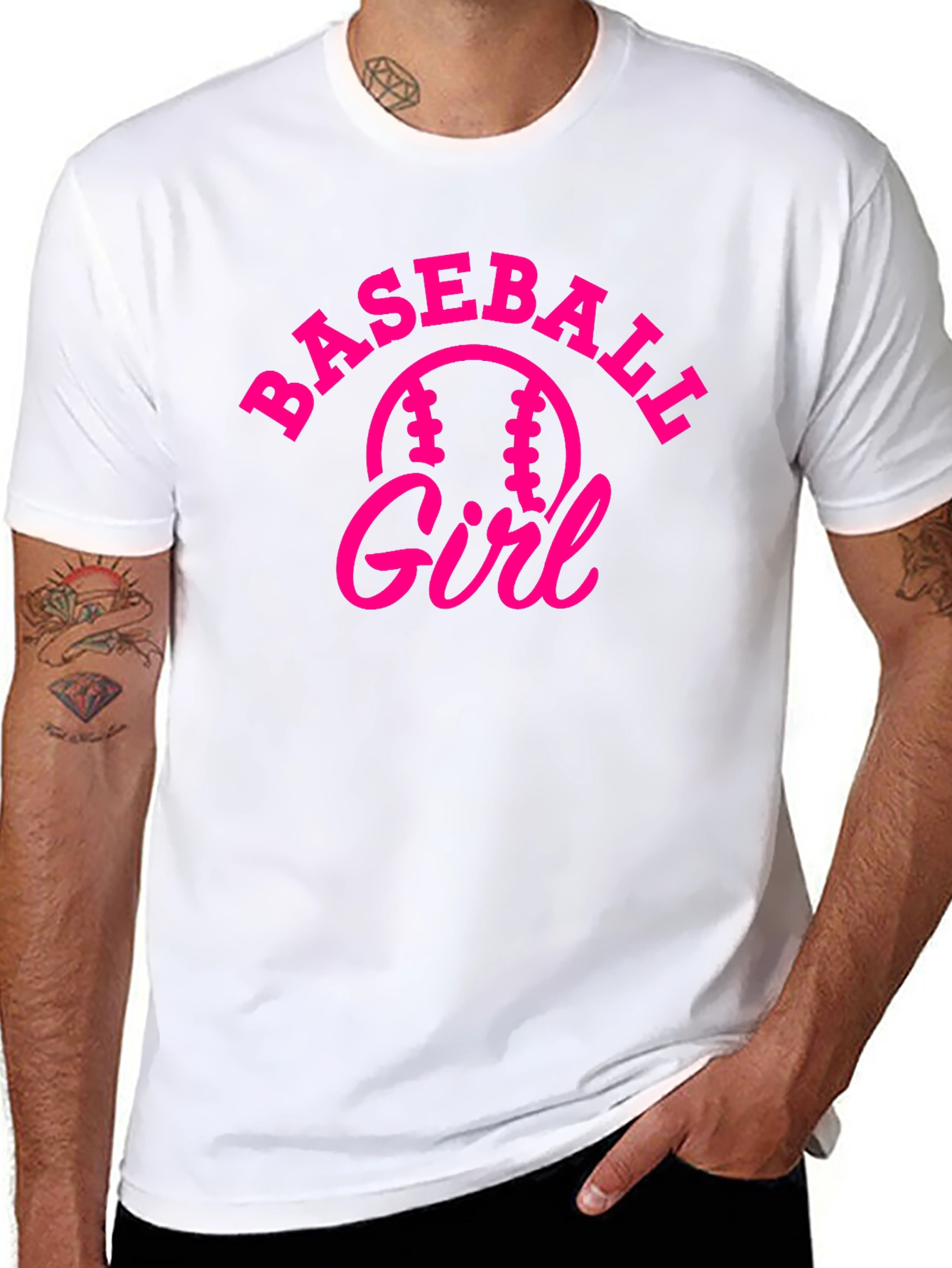Baseball Girl Tee - Fun Sports T-Shirt