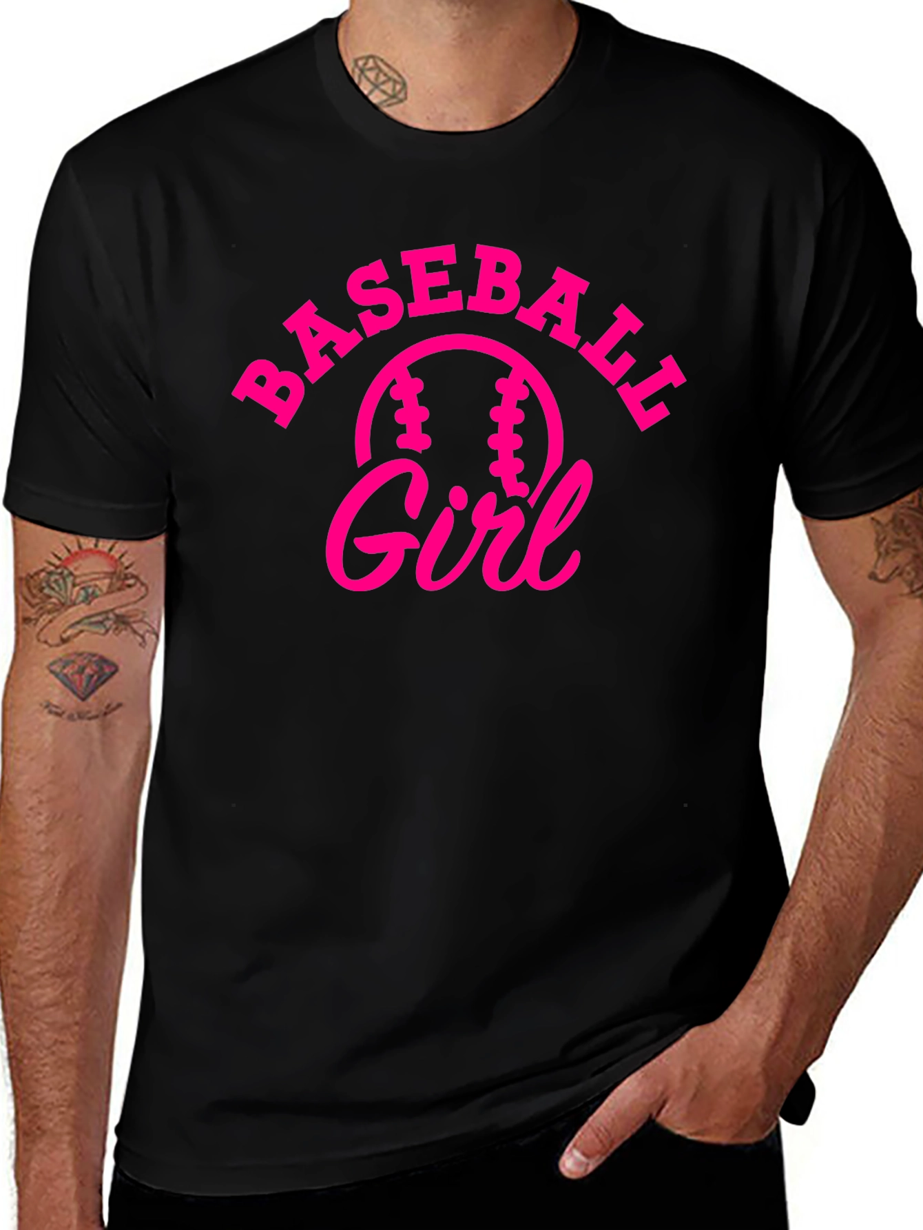 Baseball Girl Tee - Fun Sports T-Shirt