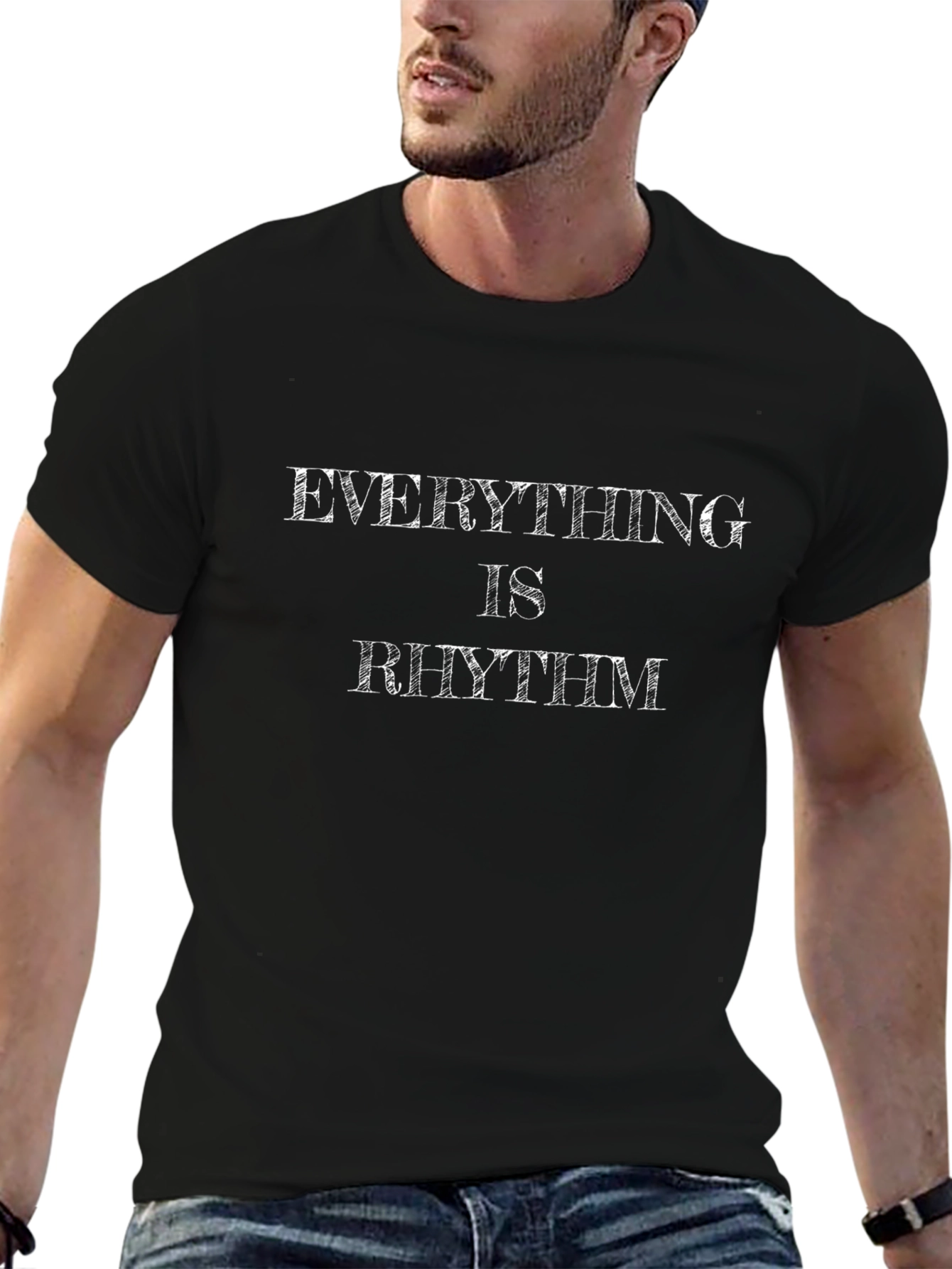 Everything is Rhythm T-Shirt - Black