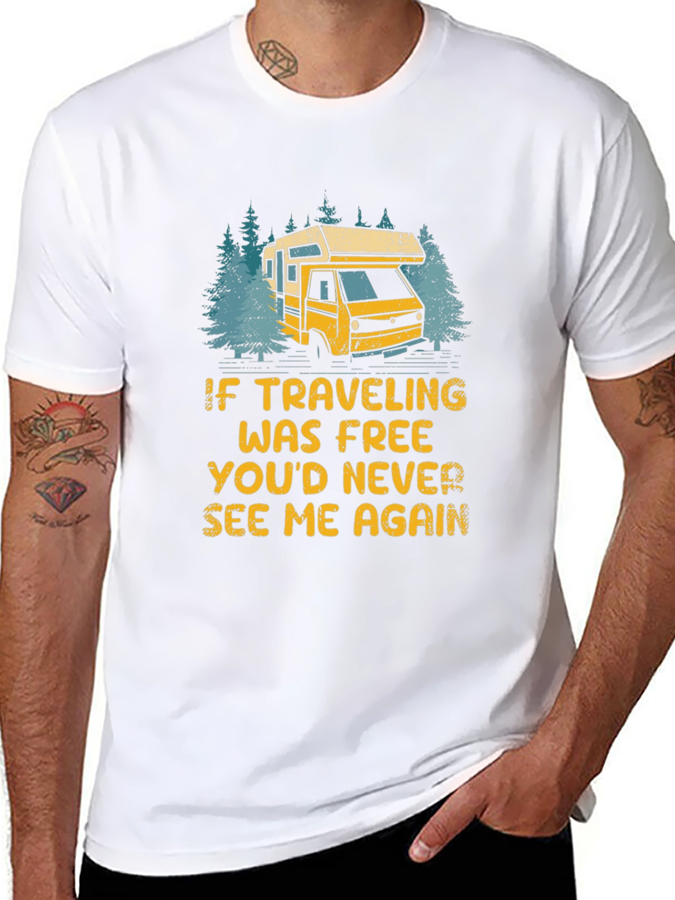 Travel T-Shirt: If Traveling Was Free