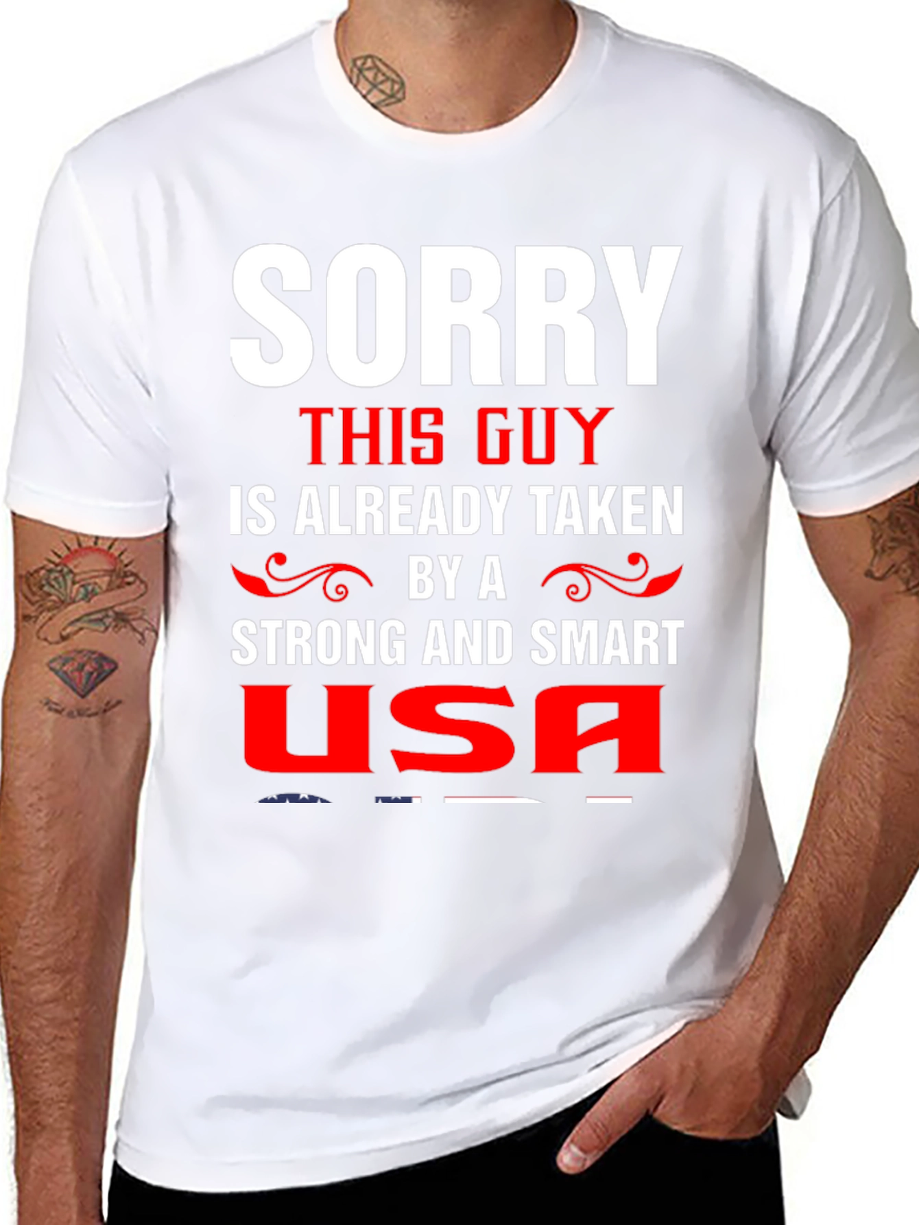 Funny Already Taken By A Strong USA Shirt