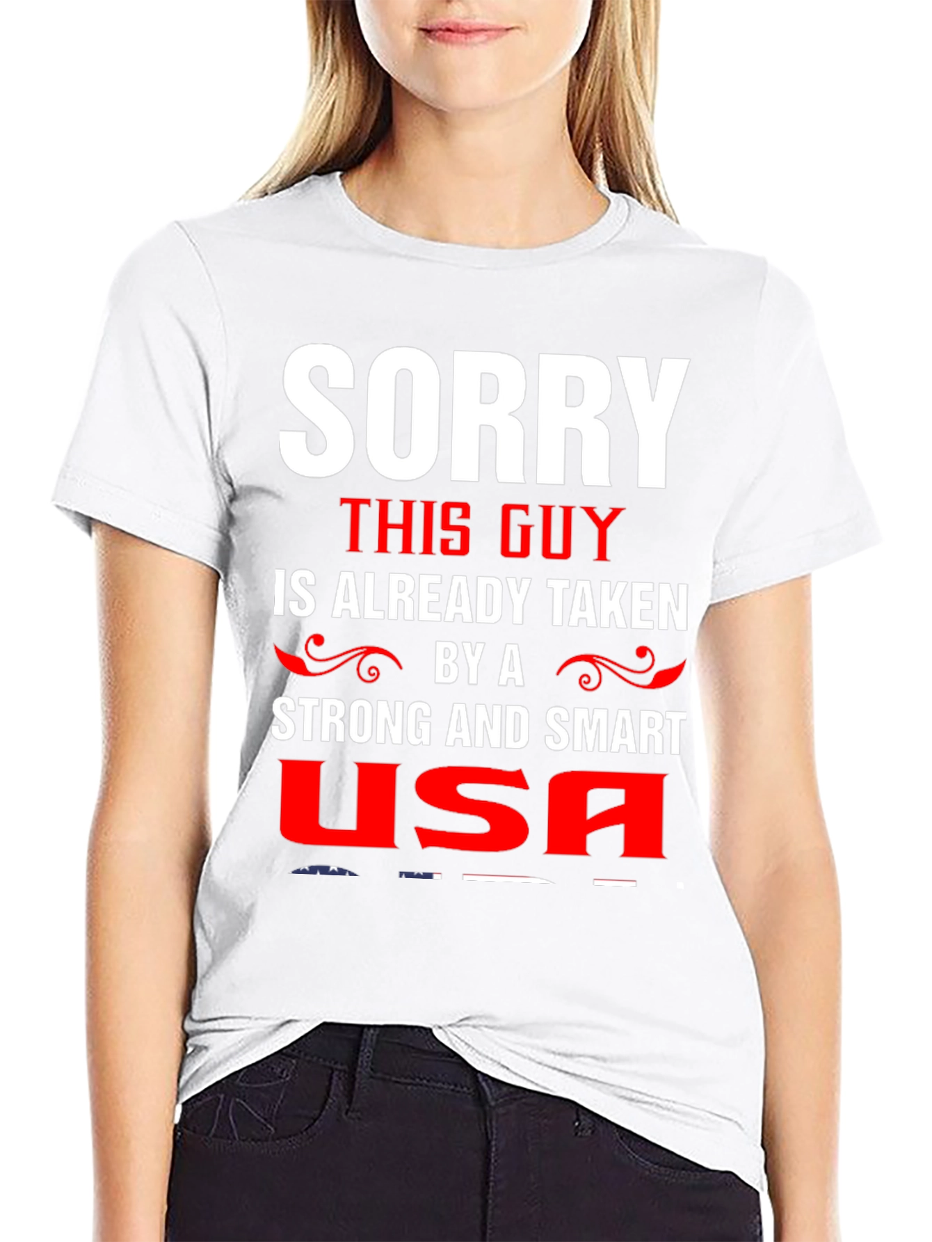 Funny Already Taken By A Strong USA Shirt