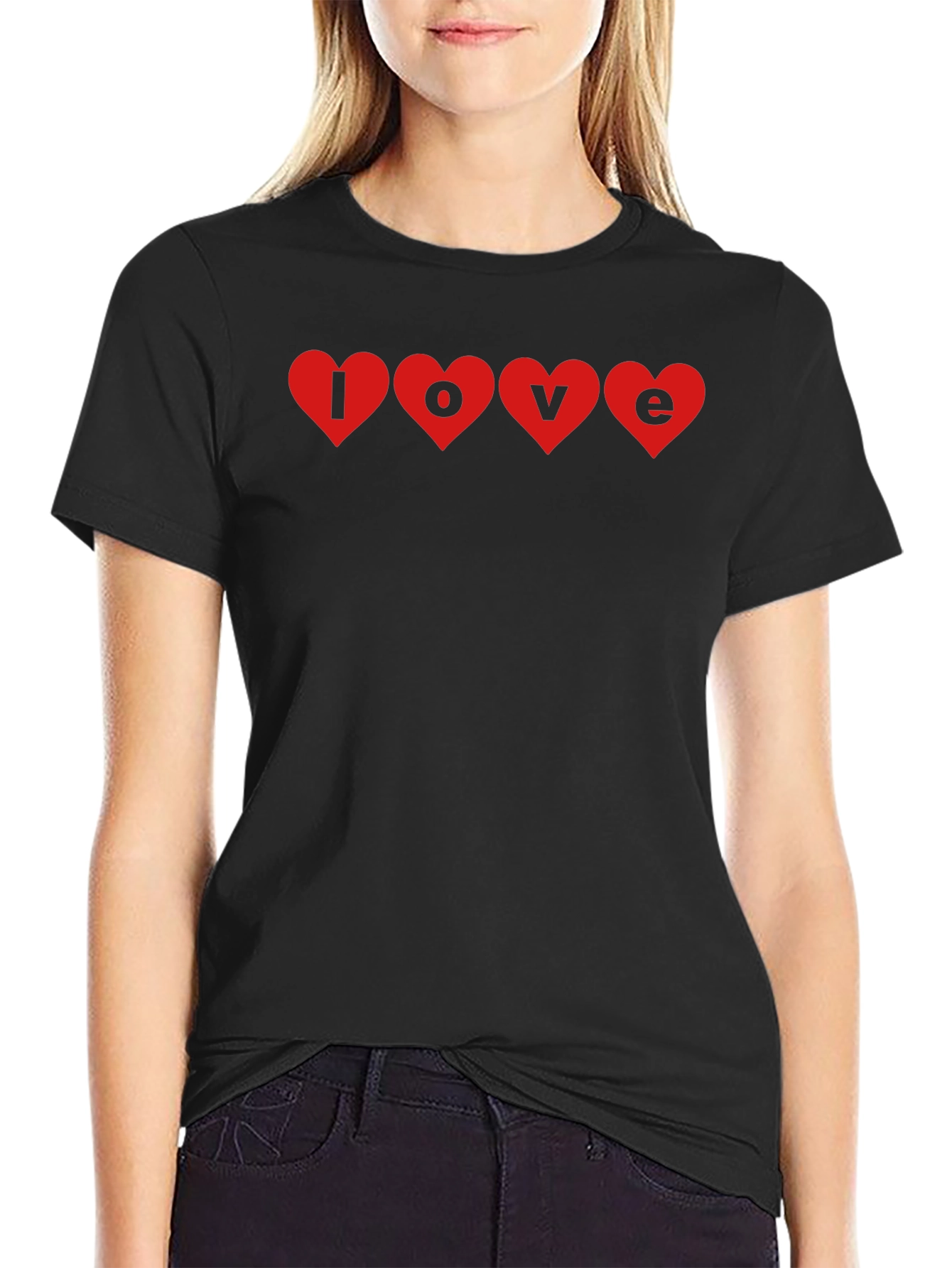 Love Heart Graphic T-Shirt