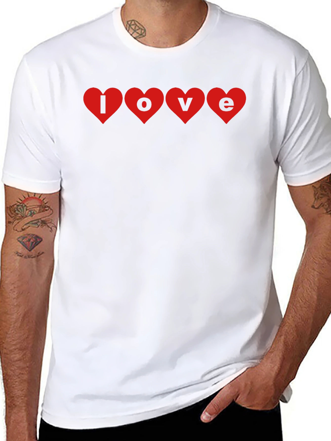 Love Heart Graphic T-Shirt