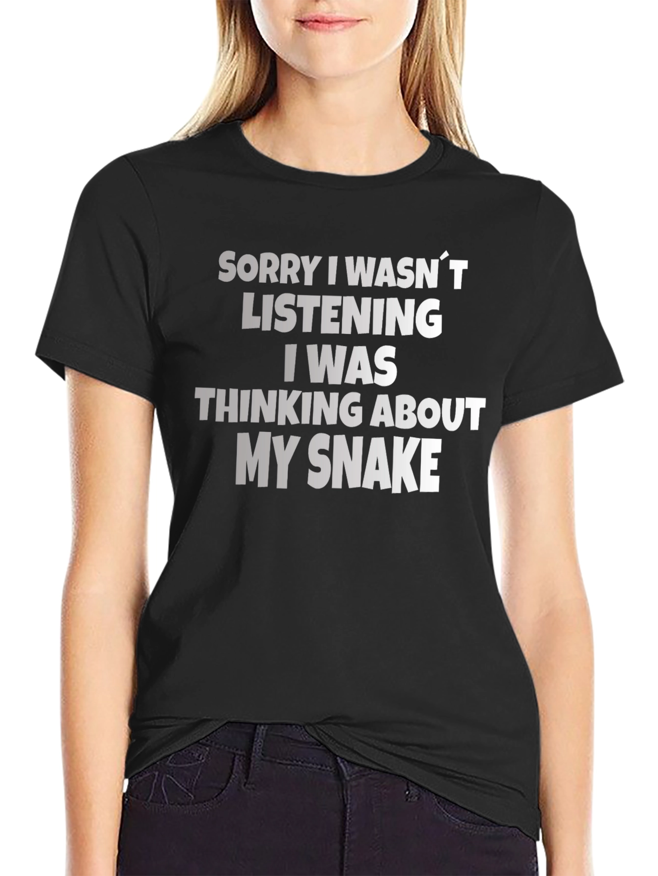Snake Lover T-Shirt: Sorry Thinking About My Snake
