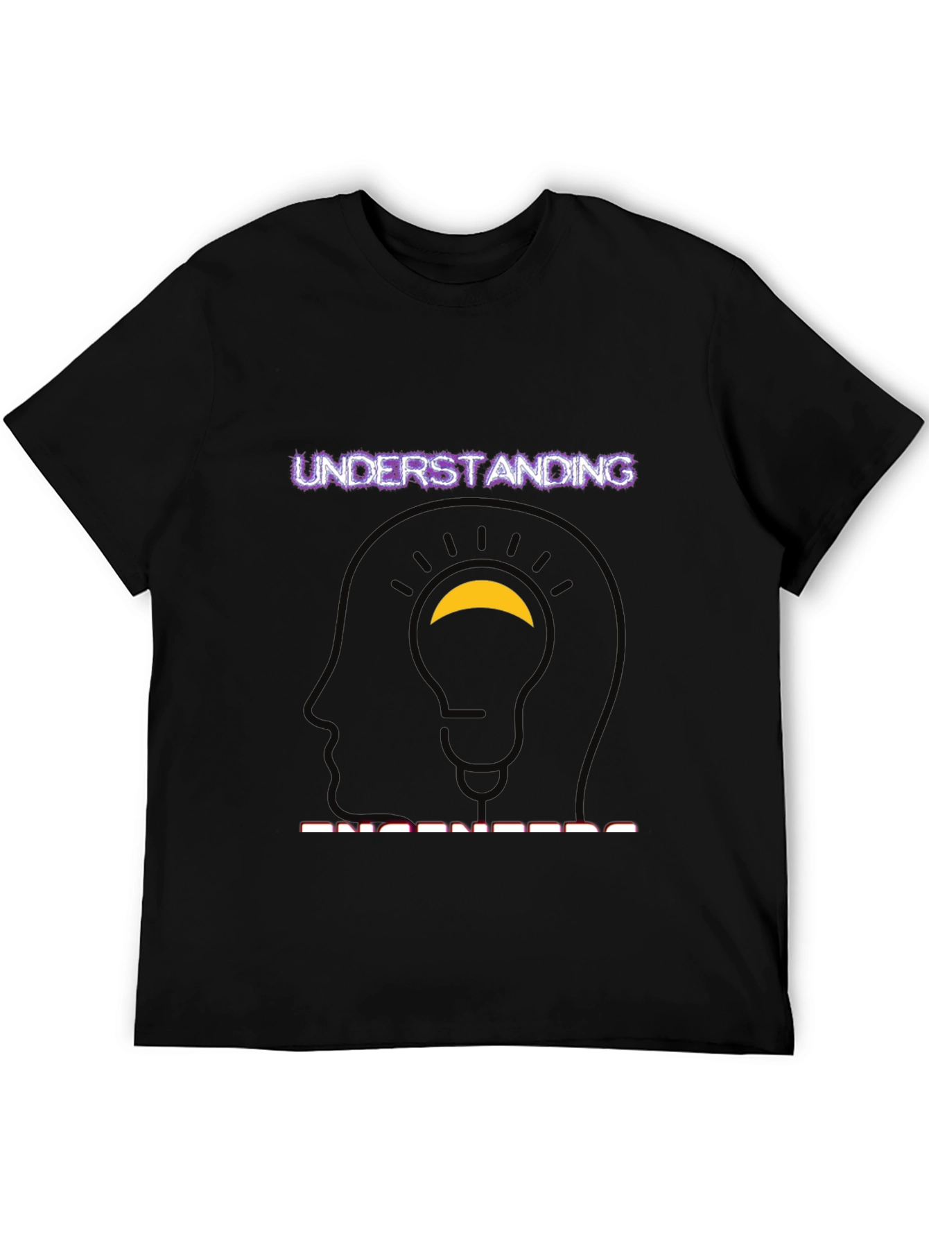 Understanding Engineers Black Graphic Tee