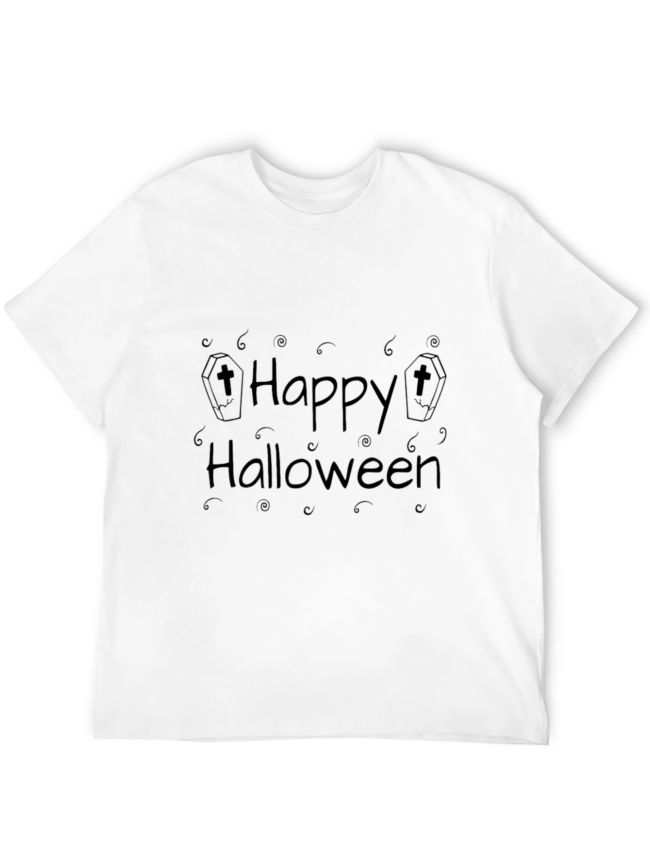 Happy Halloween Black T-Shirt