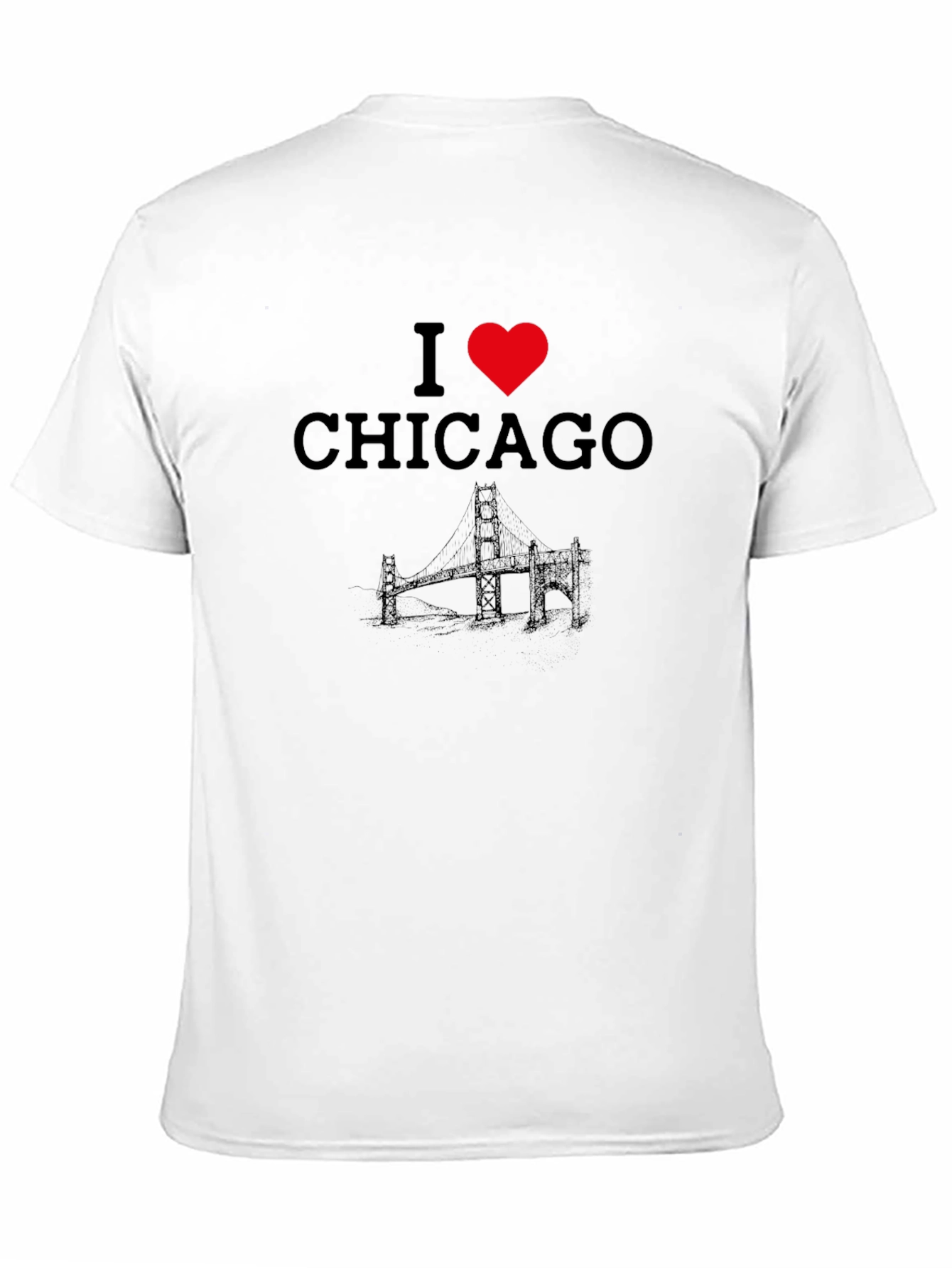 I Heart Chicago Black T-Shirt