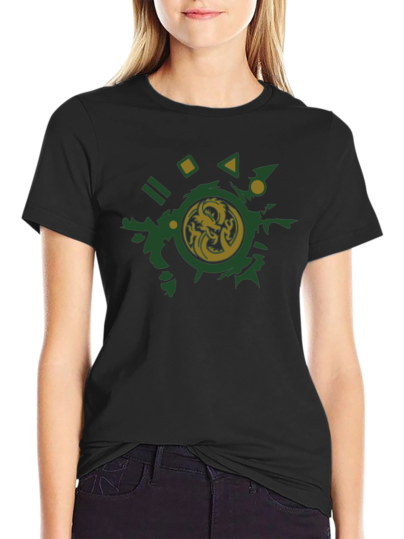Dragon Emblem Black Tee