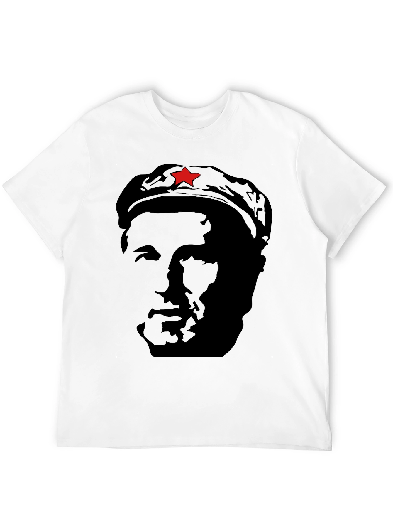 Che Guevara Graphic Print Mens Black T-Shirt