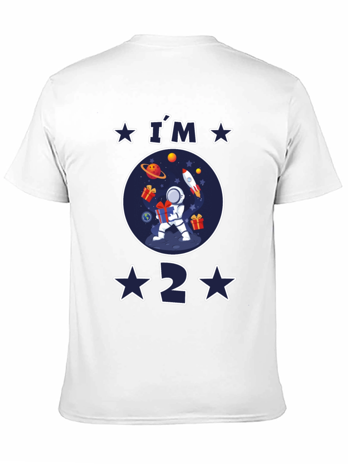 Im 2 Birthday Space Astronaut T-Shirt