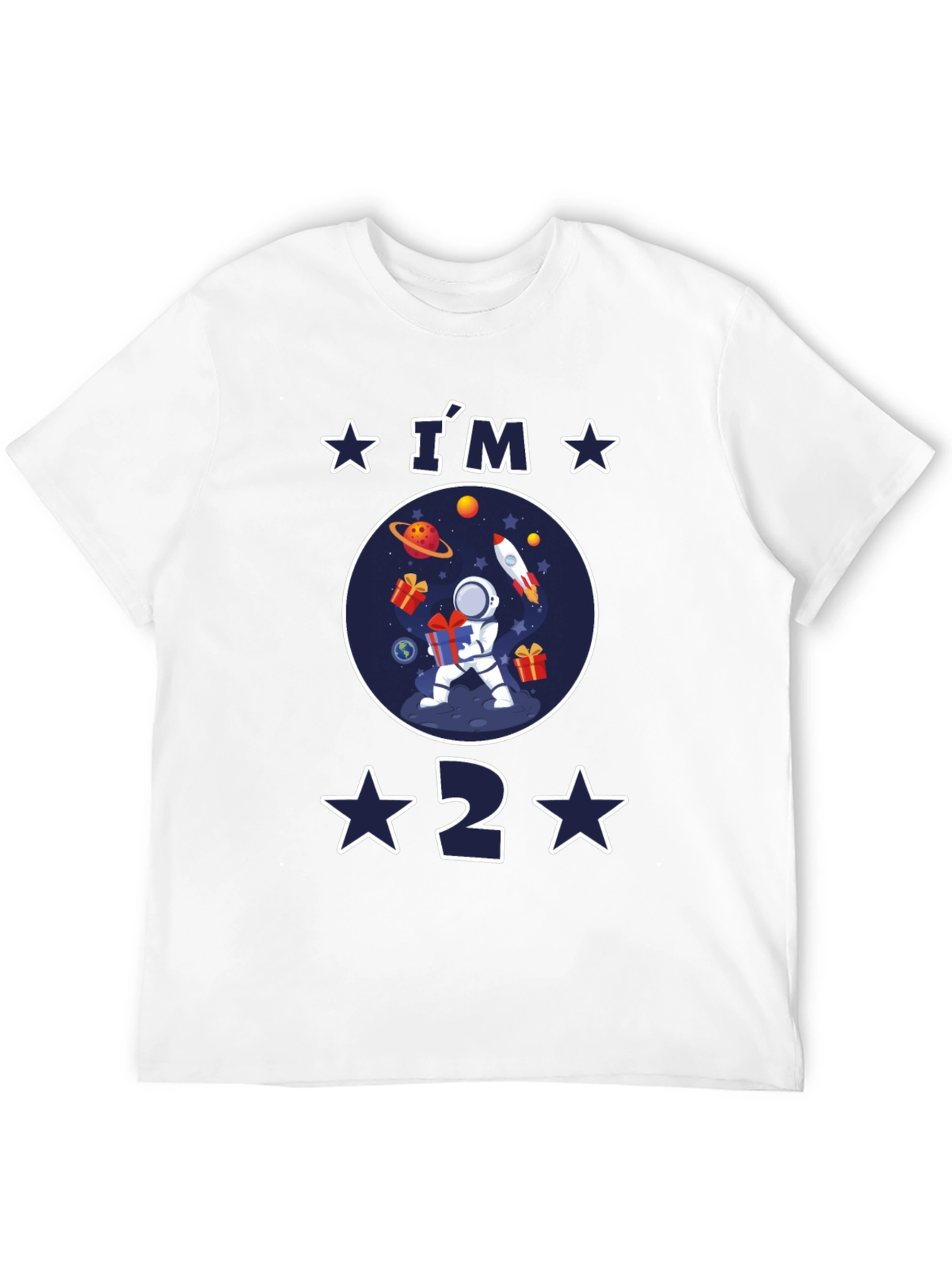 Im 2 Birthday Space Astronaut T-Shirt