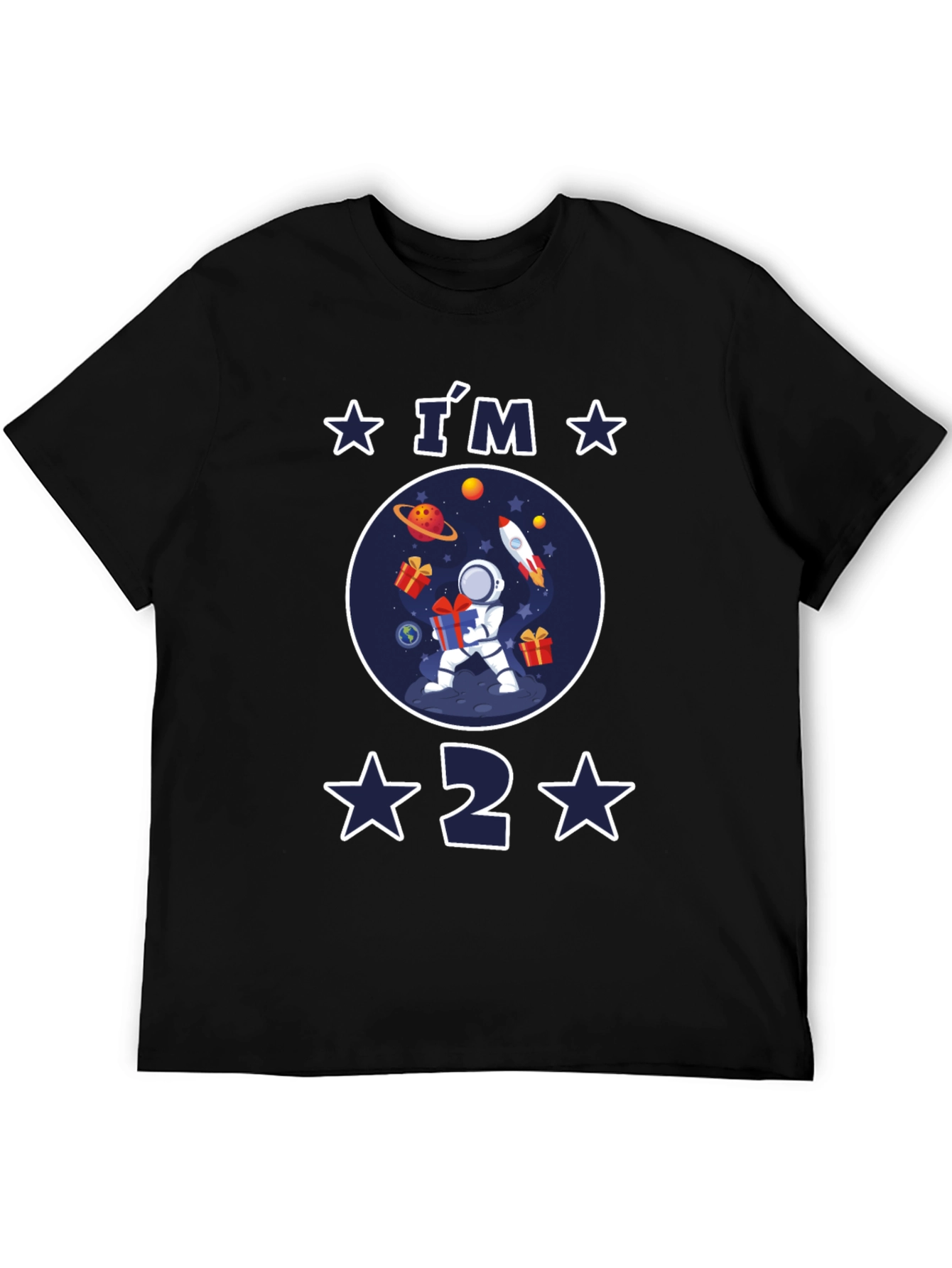 Im 2 Birthday Space Astronaut T-Shirt
