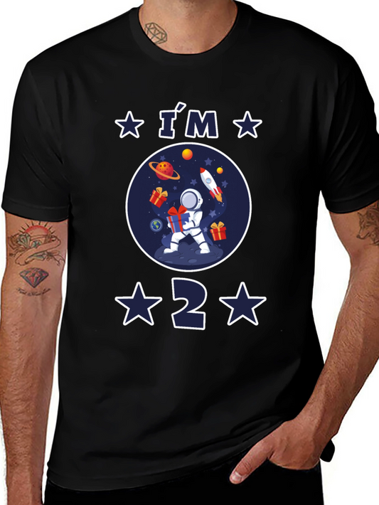 Im 2 Birthday Space Astronaut T-Shirt