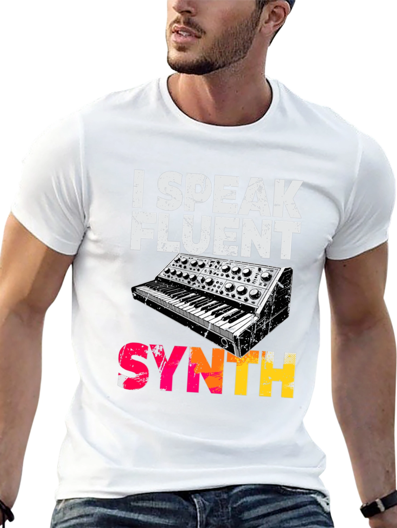 I Speak Fluent Synth Graphic T-Shirt