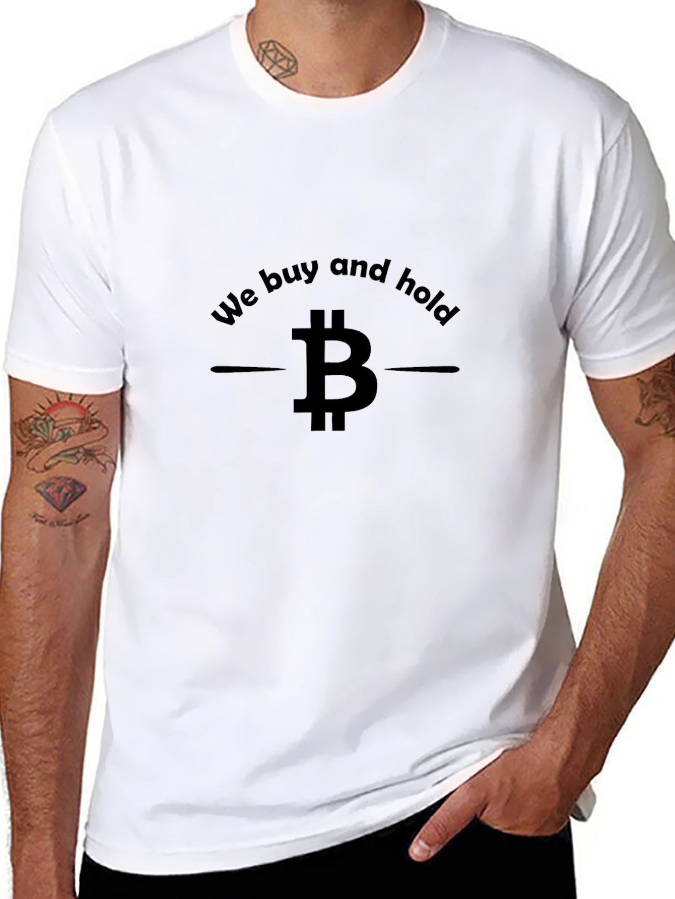 Bitcoin We Buy and Hold Graphic T-Shirt
