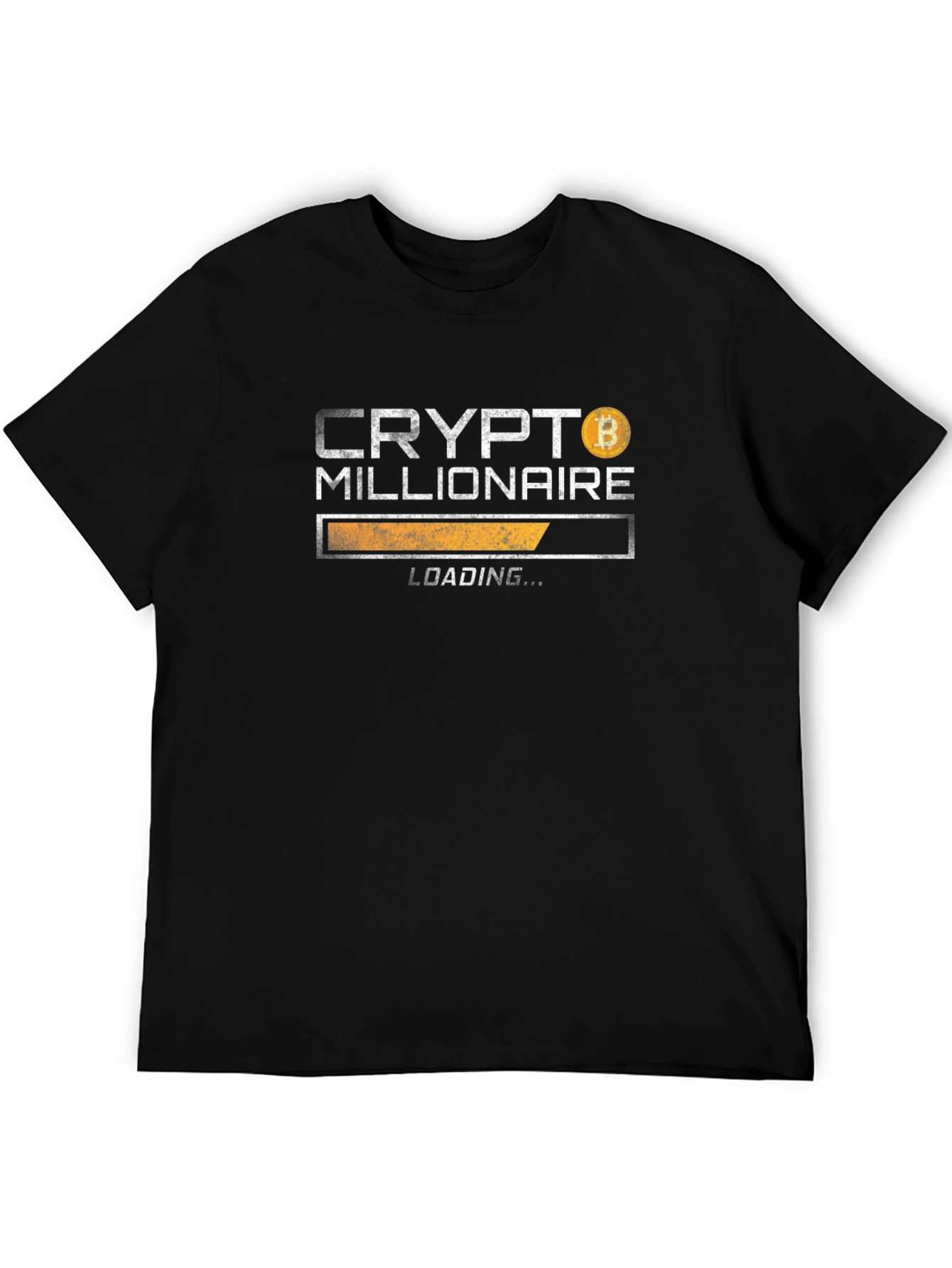 Crypto Millionaire Loading T-Shirt - Bitcoin Cryptocurrency Tee