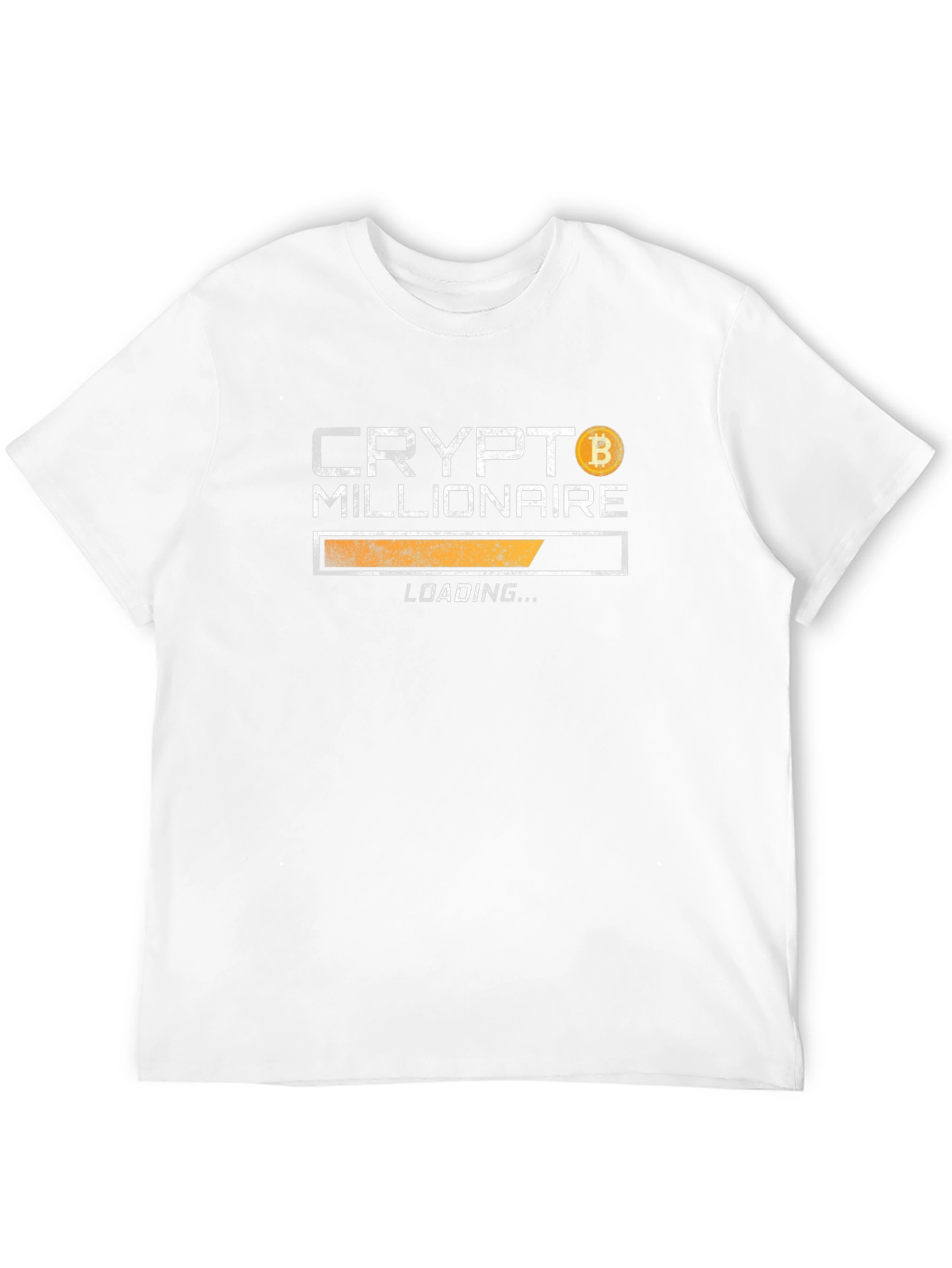 Crypto Millionaire Loading T-Shirt - Bitcoin Cryptocurrency Tee