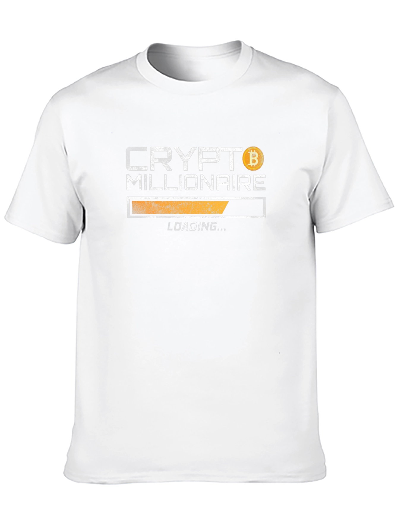 Crypto Millionaire Loading T-Shirt - Bitcoin Cryptocurrency Tee