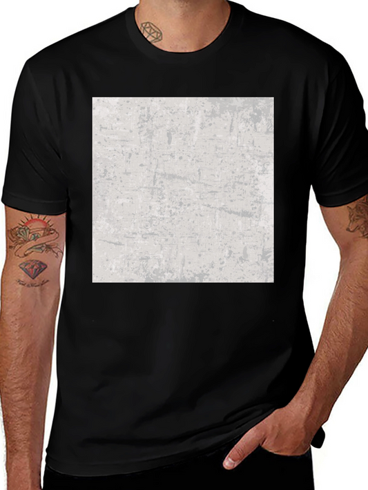 Abstract Print Black T-Shirt