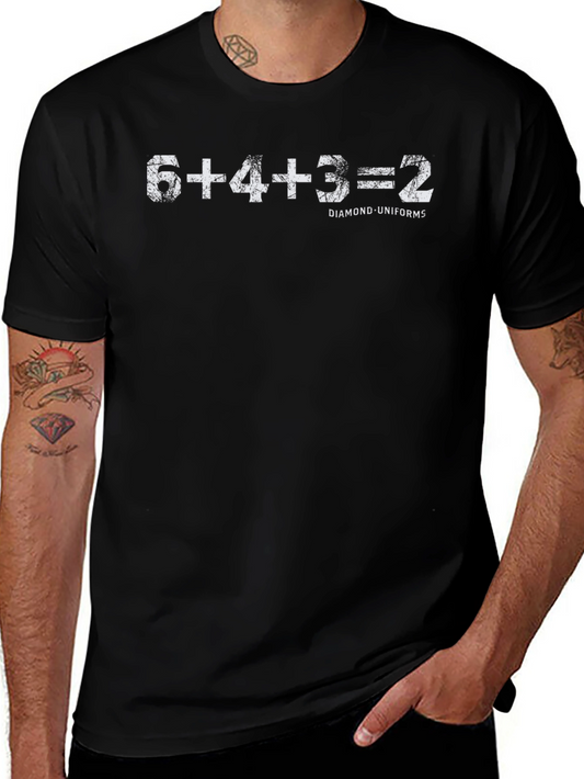 Math Humor T-Shirt: 6+4+3=2