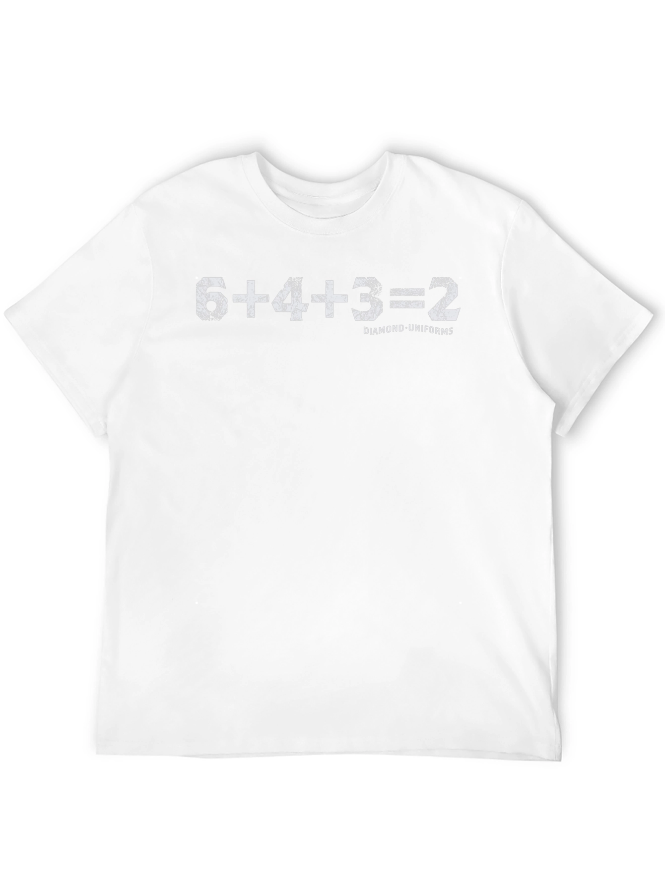 Math Humor T-Shirt: 6+4+3=2